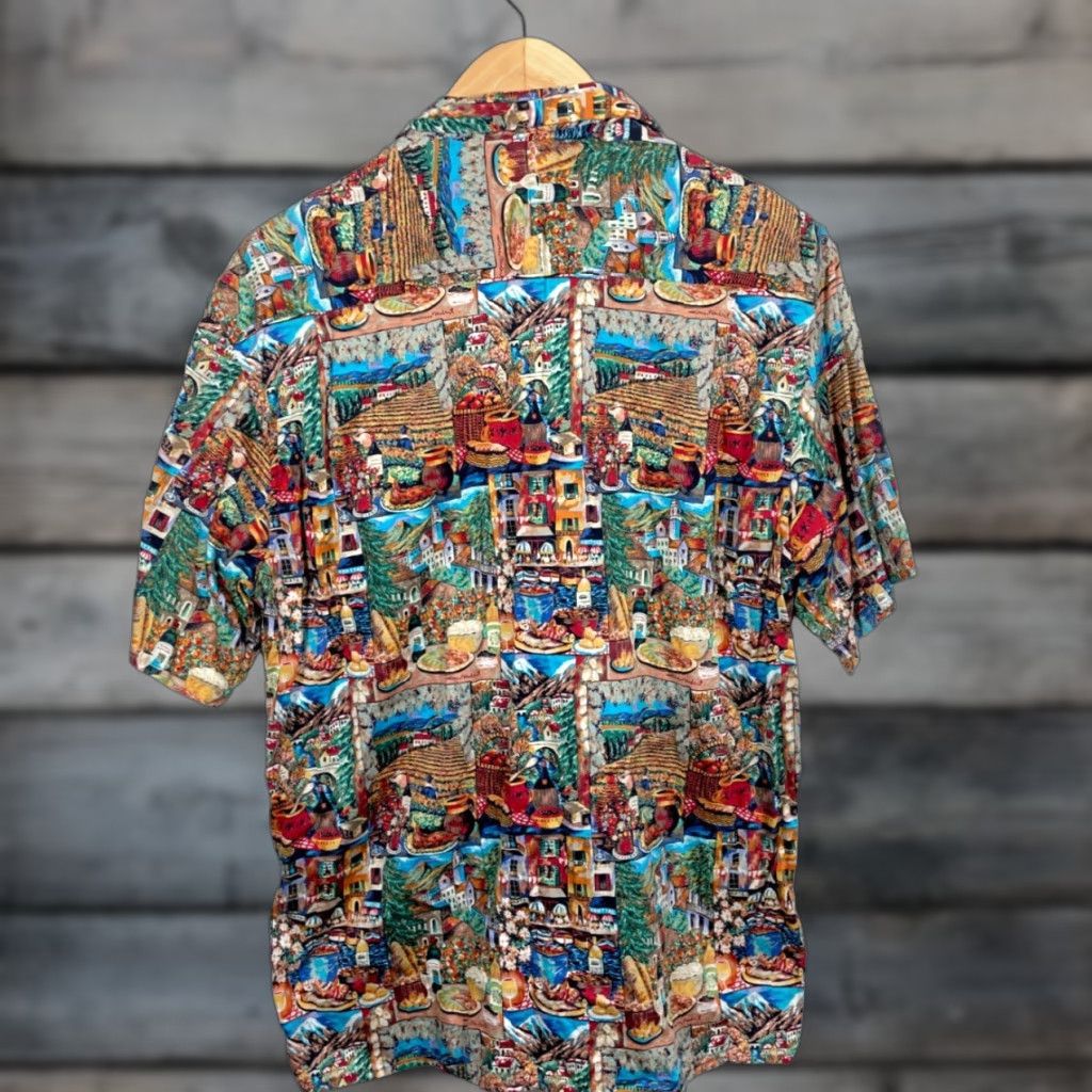 Reyn Spooner Reyn Spooner x Guy Buffet Shirt Men's Large Italian Countryside Loop Collar Shirt Size US L / EU 52-54 / 3 - 1 Thumbnail