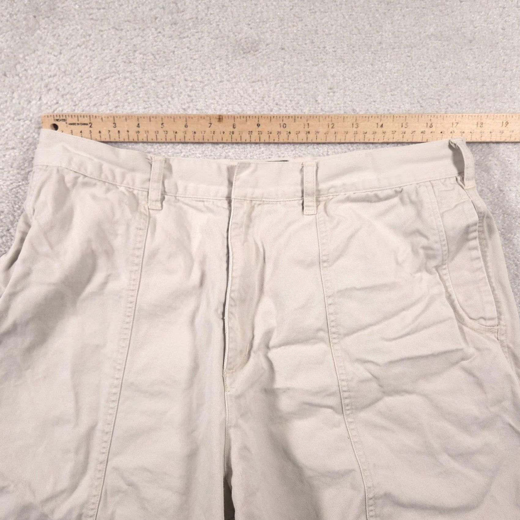 Vintage Cabela's Shorts Womens 18 Regular Khaki Hiking Outdoors Zip Fly Zipper Pocket Size 40" / US 18 - 7 Thumbnail