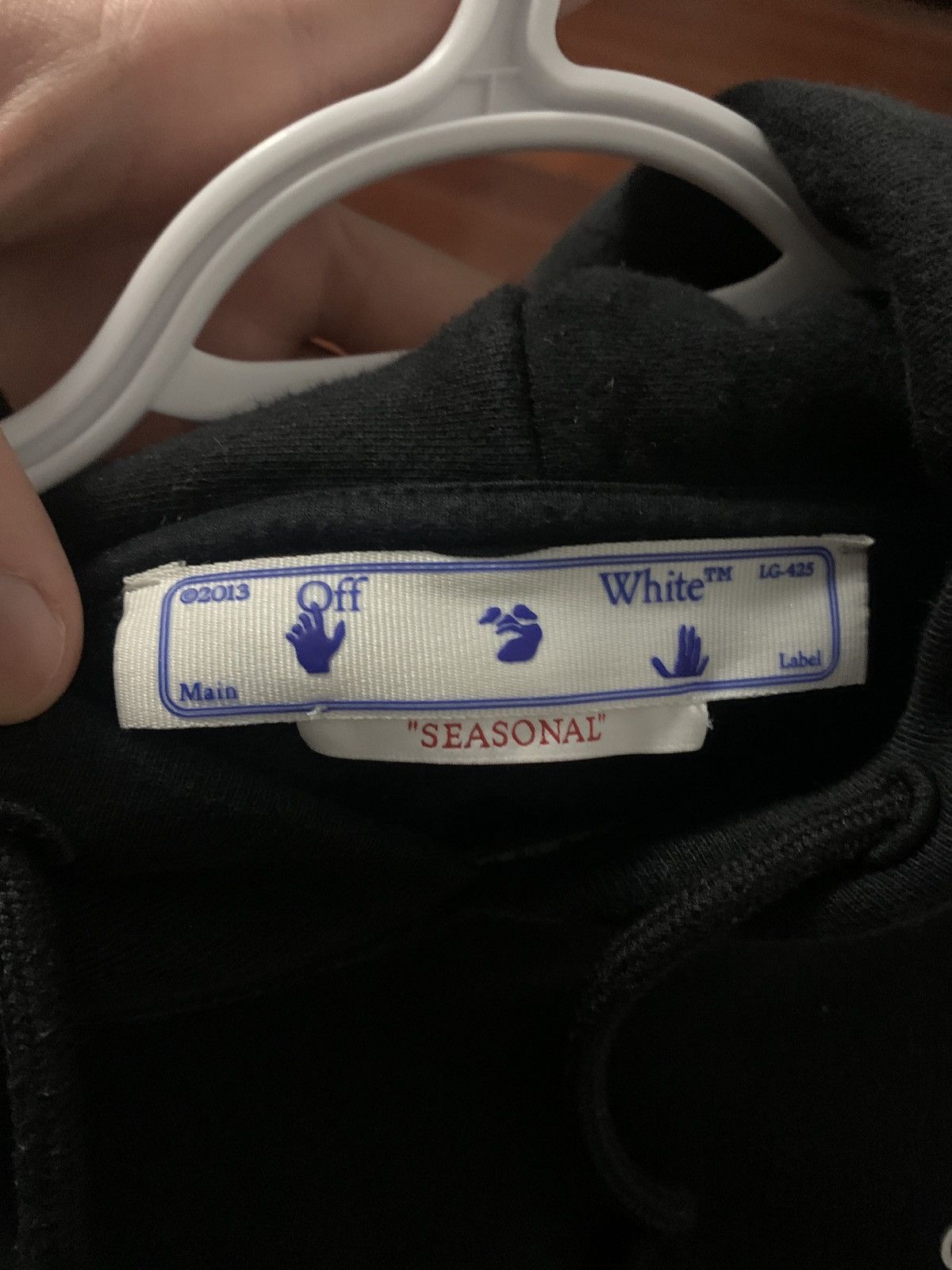 Off-White Off-White Chain Arrow Slim Hoodie Size US M / EU 48-50 / 2 - 3 Thumbnail