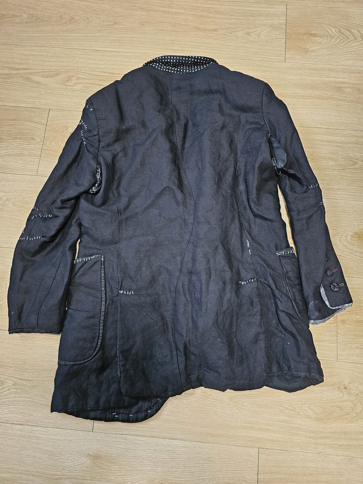 Undercover M AW04 But Beautiful Six-button assymetric blazer jacket Size US M / EU 48-50 / 2 - 5 Thumbnail