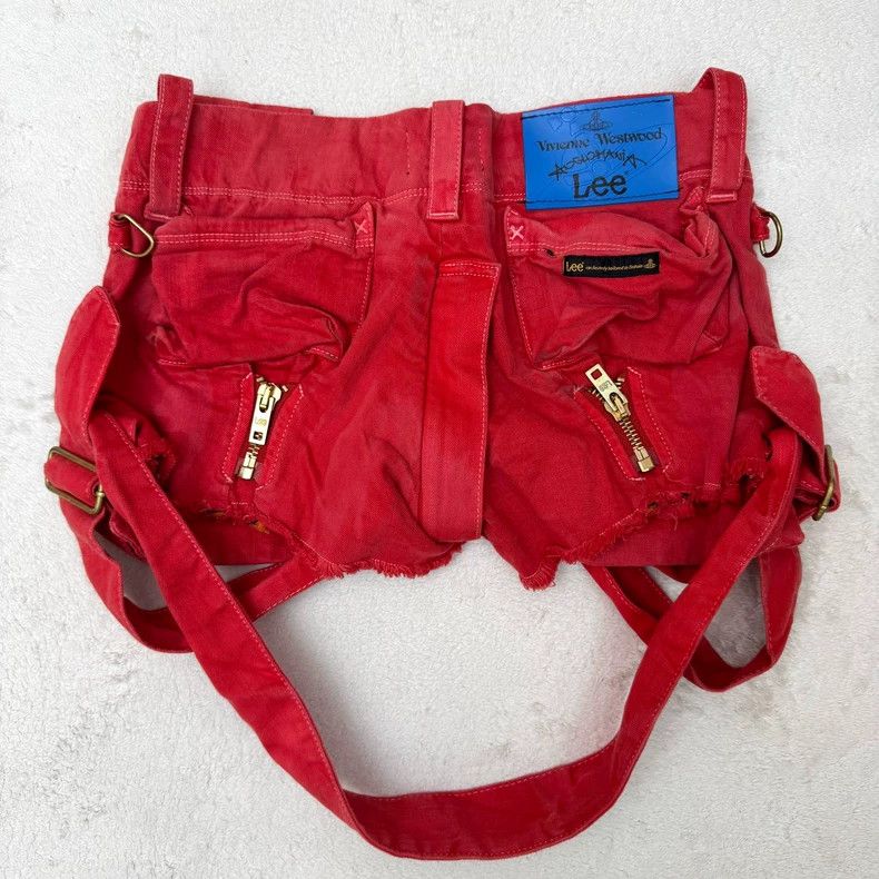 Vivienne Westwood Vivienne Westwood Red punk deconstructed heavy duty jeans Size 27" / US 4 / IT 40 - 2 Thumbnail