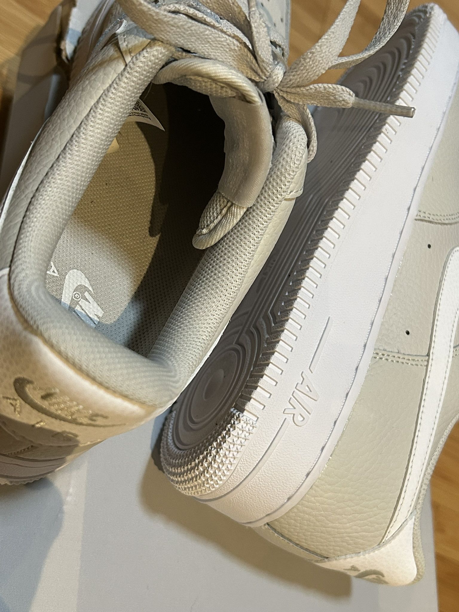 Nike Air Force 1 Light Bone Size US 9.5 / EU 42-43 - 3 Thumbnail