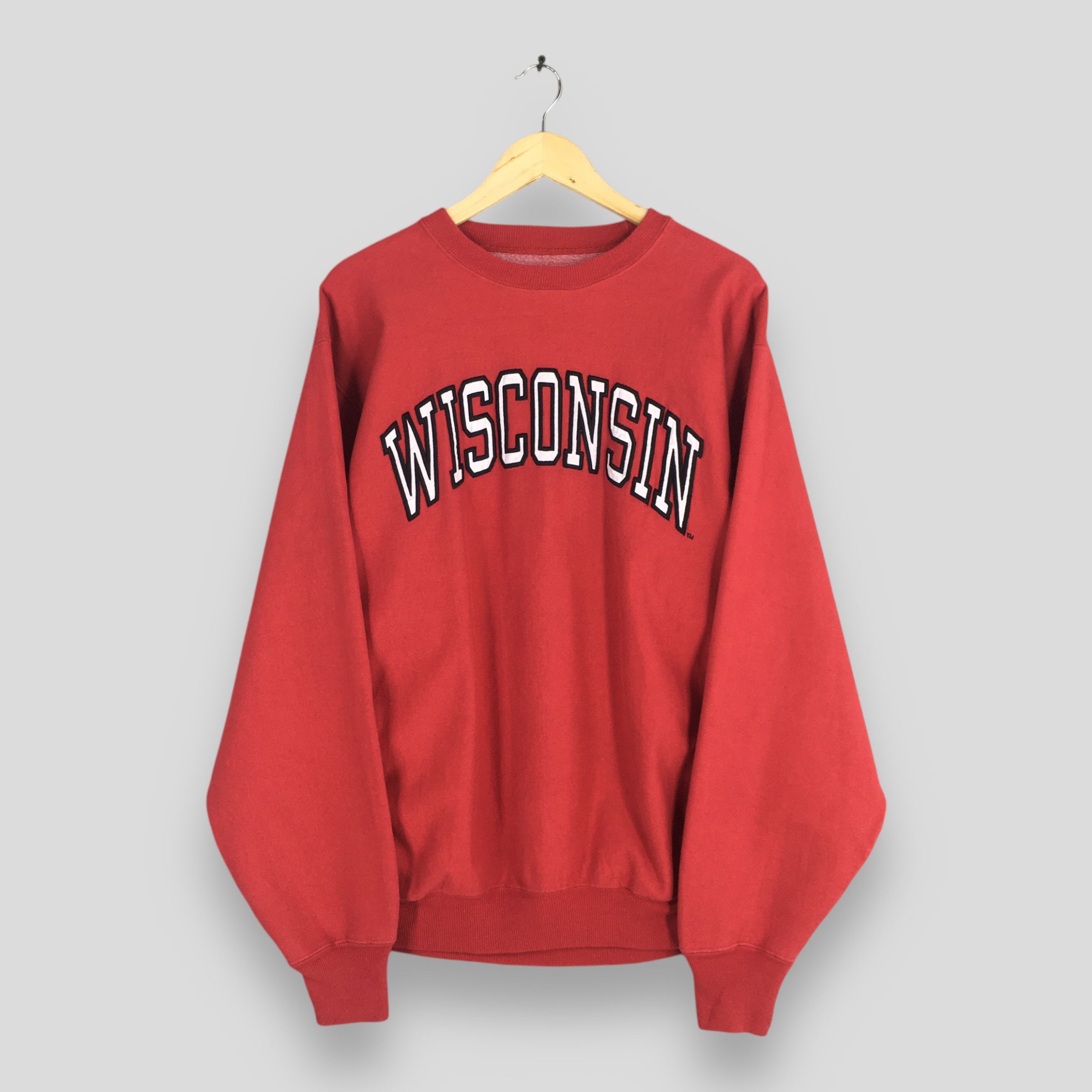 NCAA × Vintage Vintage University Of Wisconsin Badgers Sweatshirt Large Size US L / EU 52-54 / 3 - 1 Thumbnail