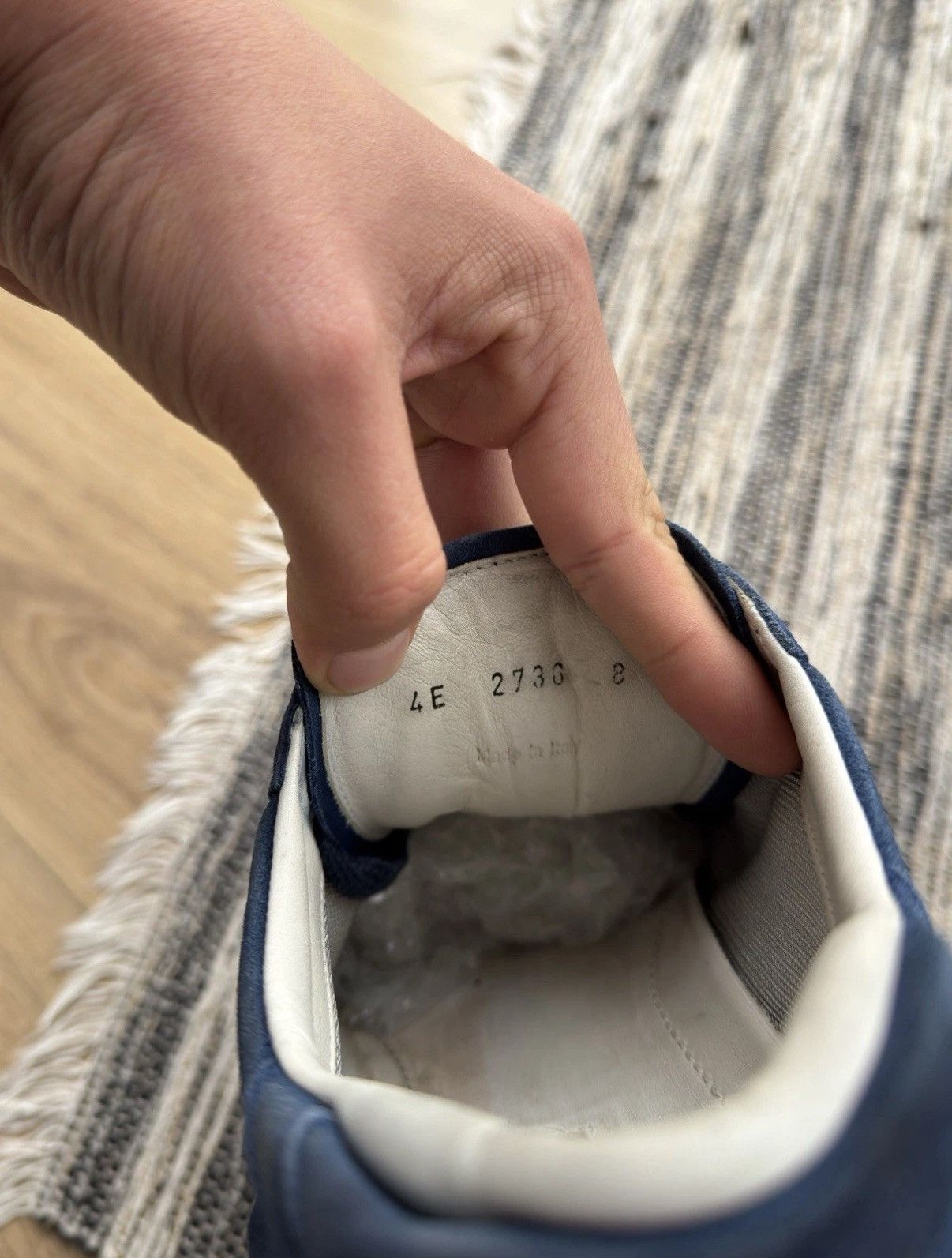 Prada Prada Vintage Classic Suede Blue Sneakers Shoes Mens Size 8 Size US 8 / EU 41 - 17 Thumbnail