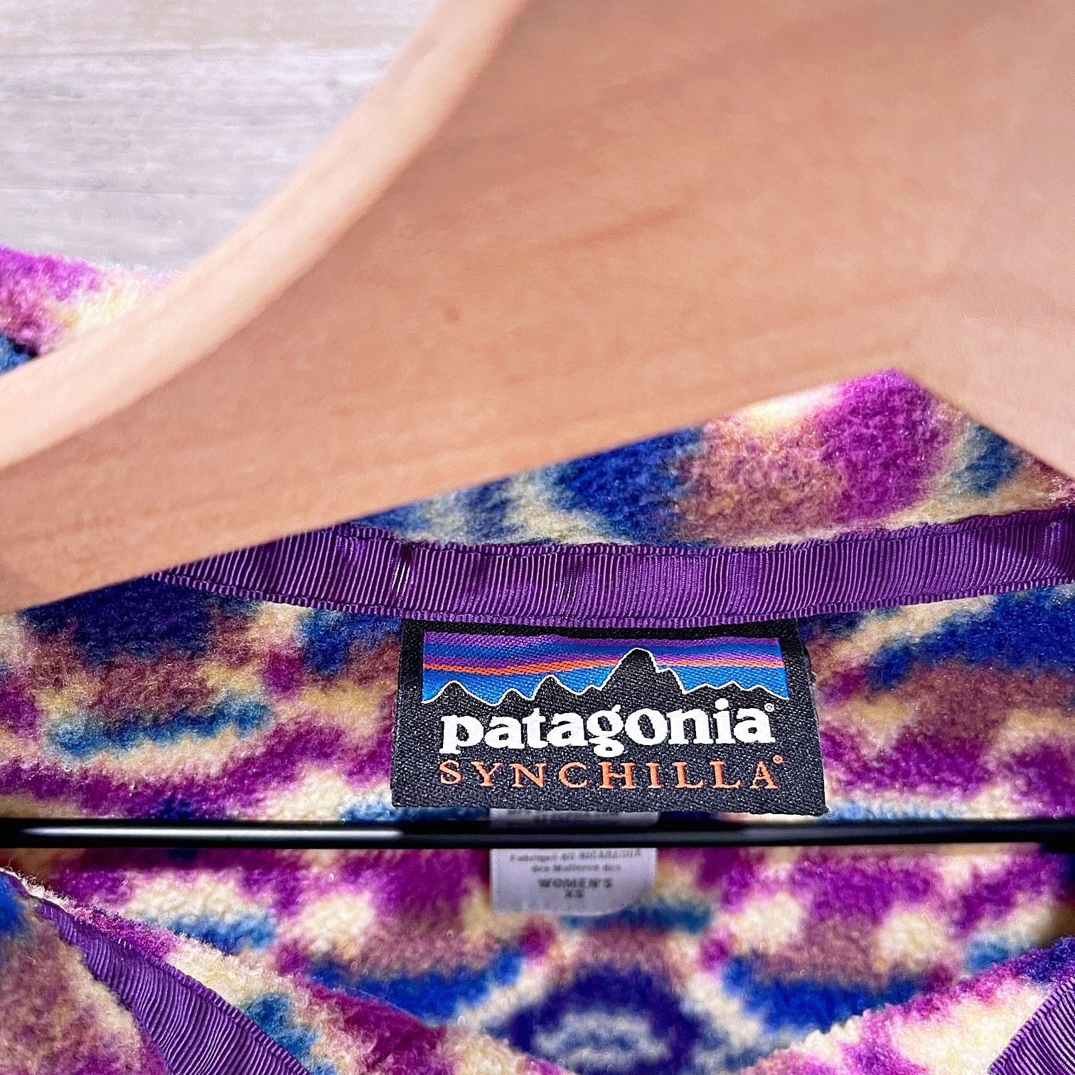 Patagonia Patagonia Synchilla Snap T Fleece Pullover Aztec Vintage XS Size XS / US 0-2 / IT 36-38 - 6 Thumbnail