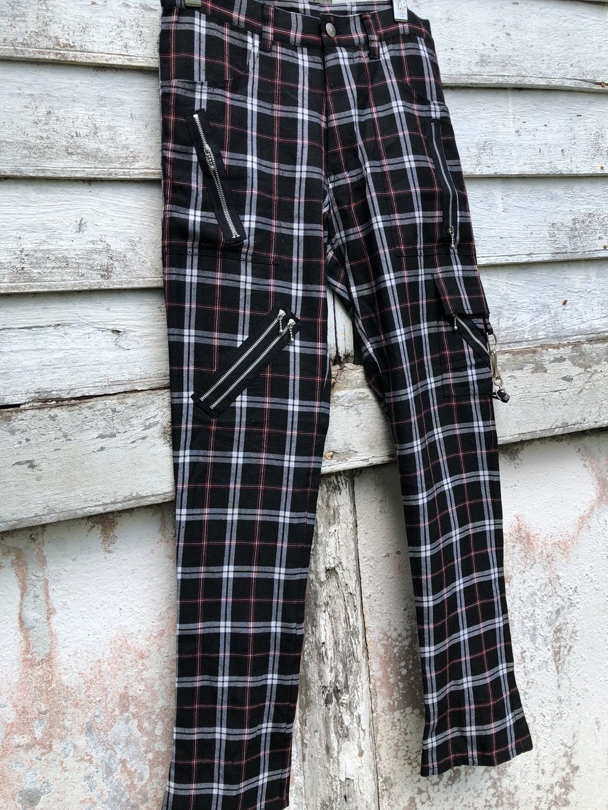 Japanese Brand × Seditionaries IDEA Tokyo Bondage Multi-zipper Checkered Pant Size US 30 / EU 46 - 4 Thumbnail
