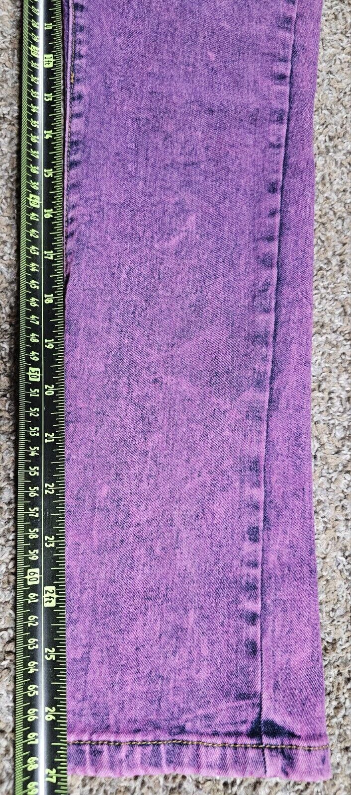 Pink AQ Jeans purple pink denim Size 13 Size 30" / US 8 / IT 44 - 6 Thumbnail