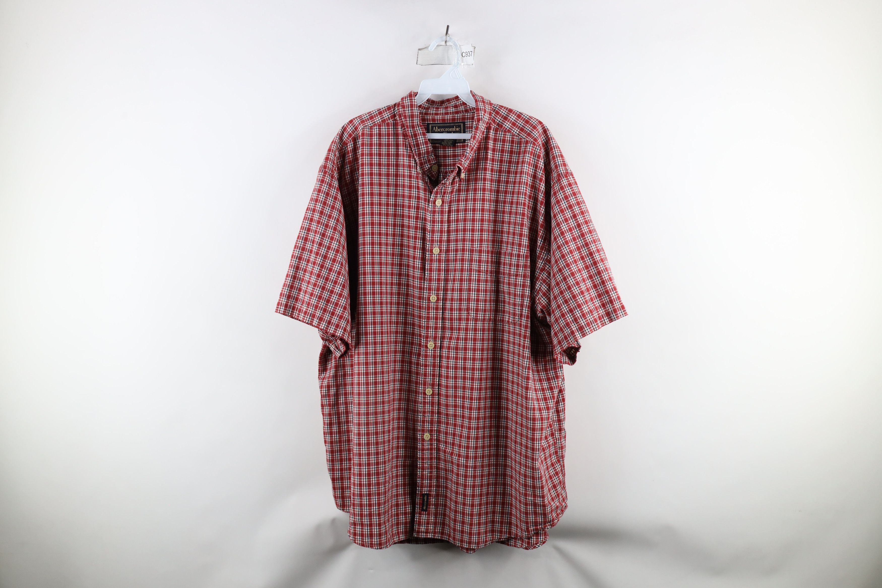 Abercrombie & Fitch × Vintage Vintage Abercrombie & Fitch Short Sleeve Button Down Shirt Size US XL / EU 56 / 4 - 1 Thumbnail