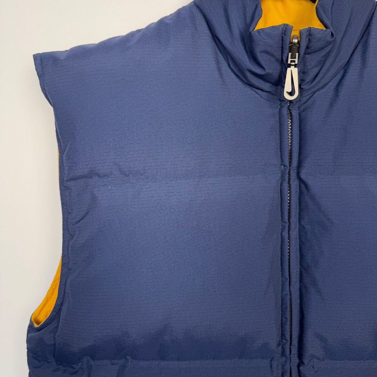 Nike NIKE 90s VINTAGE PUFFER REVERSIBLE DOWN VEST NAVY BLUE GILET Size US M / EU 48-50 / 2 - 14 Thumbnail
