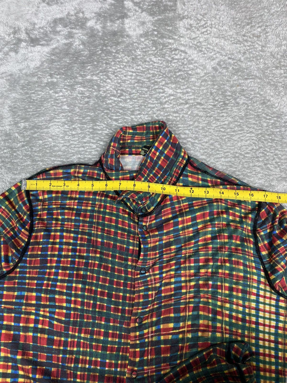 Jean Paul Gaultier Jean Paul Gaultier Homme Face Checked Mesh Plaids Size US S / EU 44-46 / 1 - 19 Thumbnail