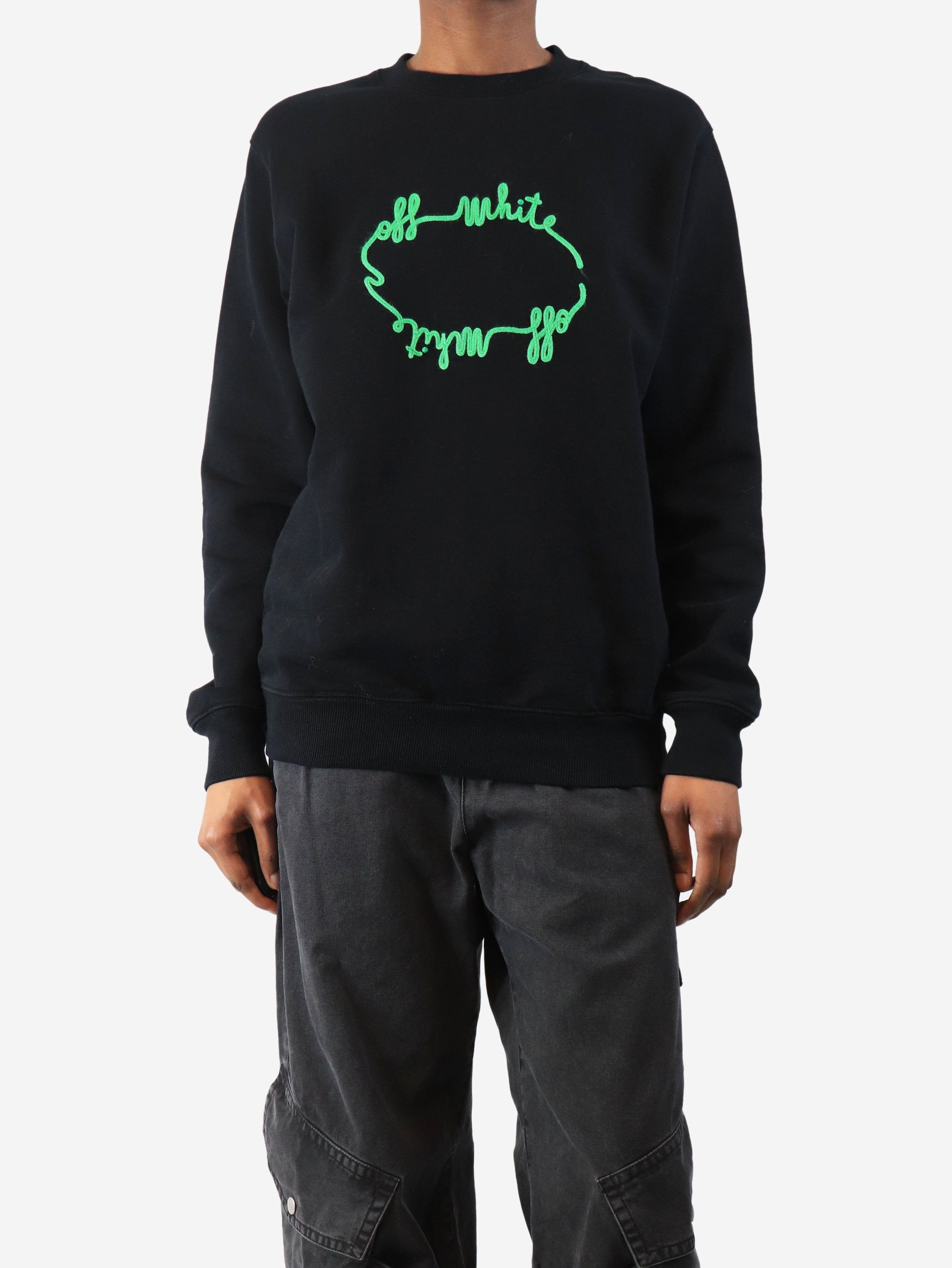 Other Black applique logo sweatshirt - XS Size XS / US 0-2 / IT 36-38 - 1 Thumbnail
