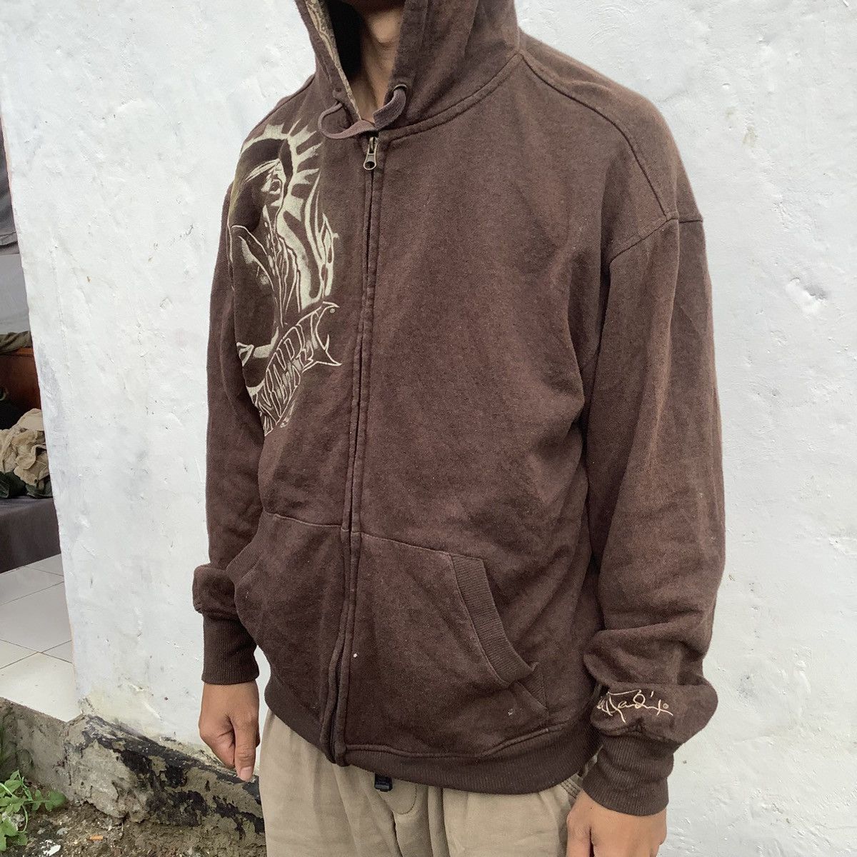 Jimi Hendrix 2000s Jimi Hendrix Hoodie Y2K STYLE Size US M / EU 48-50 / 2 - 3 Thumbnail