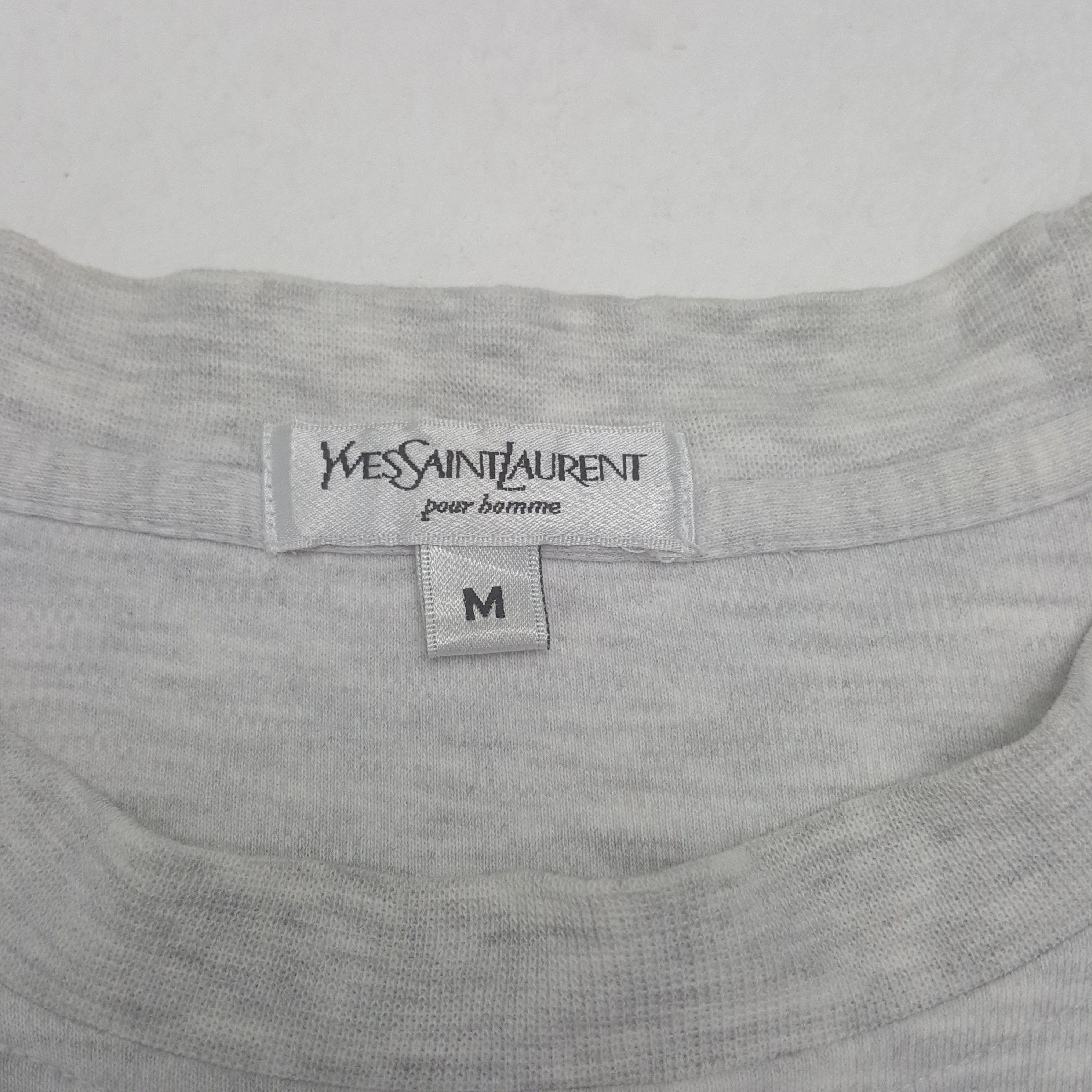 Vintage × Yves Saint Laurent Vintage Yves Saint Laurent Italian Brand Plain Tshirt Size US L / EU 52-54 / 3 - 7 Thumbnail