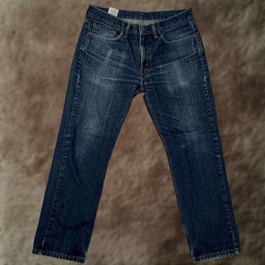 Levi's Levi’s 514 Jeans Men 34x30 Denim Blue Medium Regular Straight 5-Pocket Logo USA 90s Vintage Size US 34 / EU 50 - 1 Thumbnail