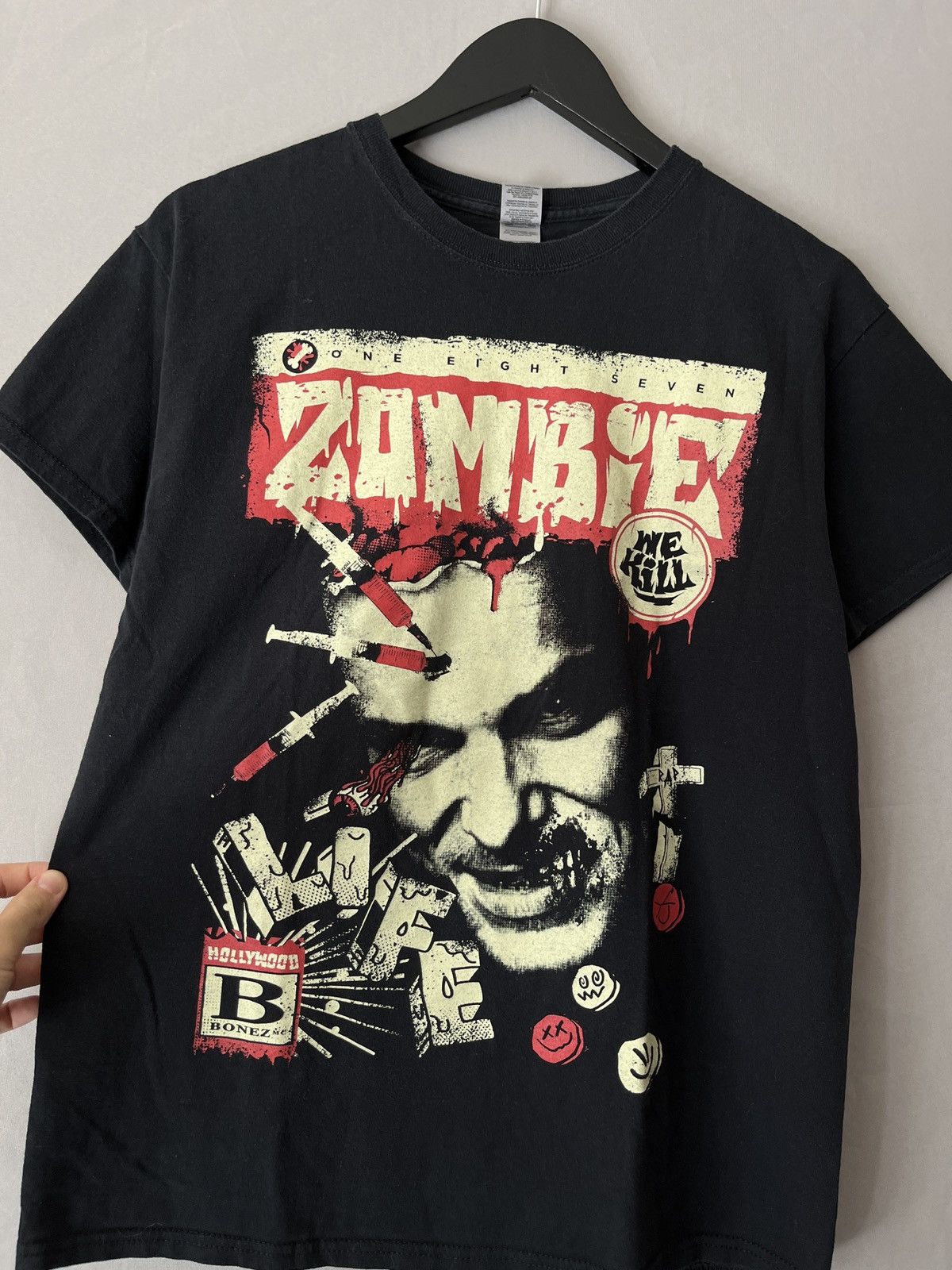 Band Tees Bonez MC Hollywood Zombie T-shirt Size US L / EU 52-54 / 3 - 2 Thumbnail