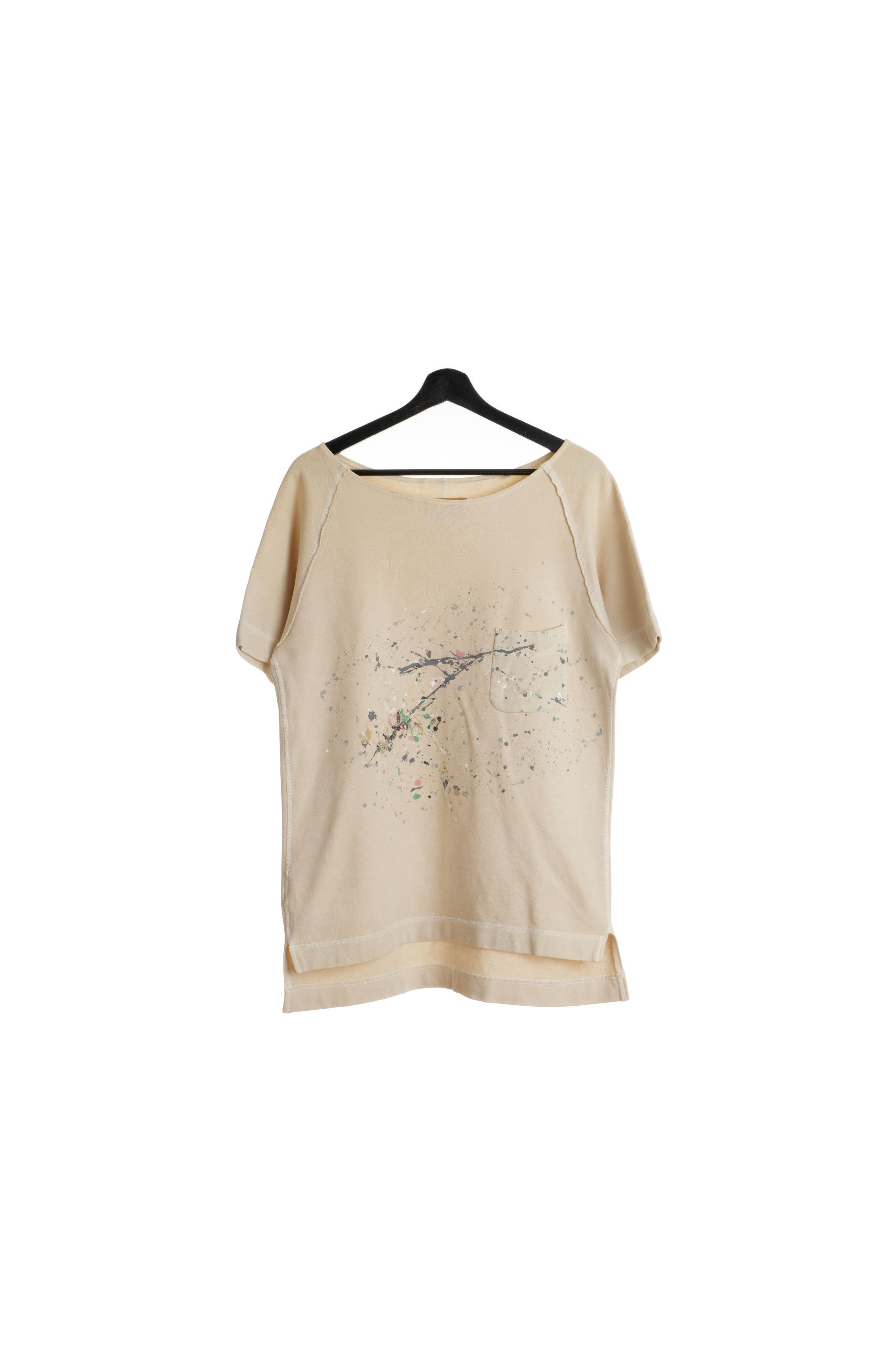 Takahiromiyashita The Soloist. SS12 Hand Painted Paint Splatter Raglan Tee Size US M / EU 48-50 / 2 - 2 Thumbnail