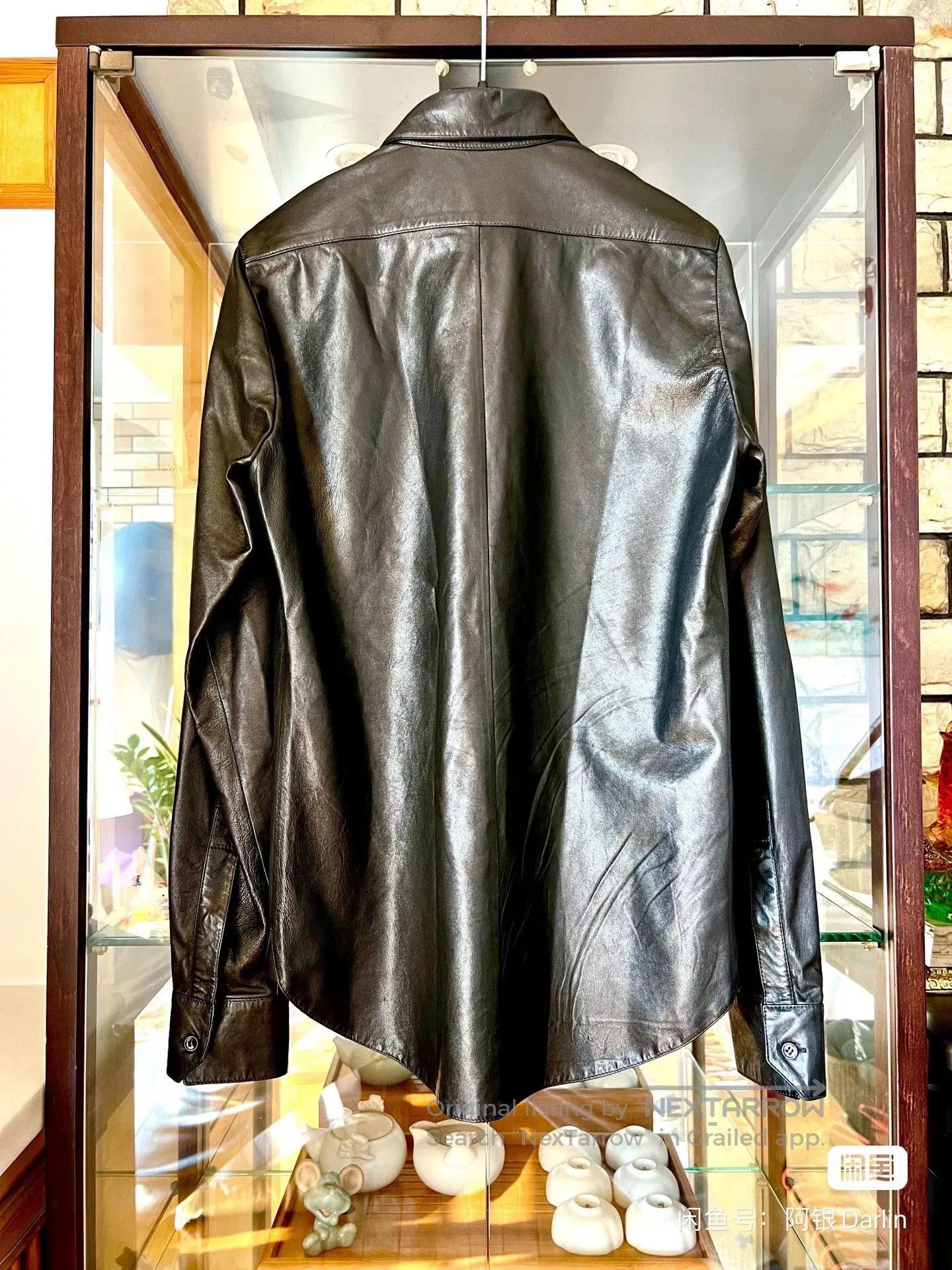 Saint Laurent Paris saint laurent lambskin leather shirt jacket. Size US M / EU 48-50 / 2 - 3 Thumbnail