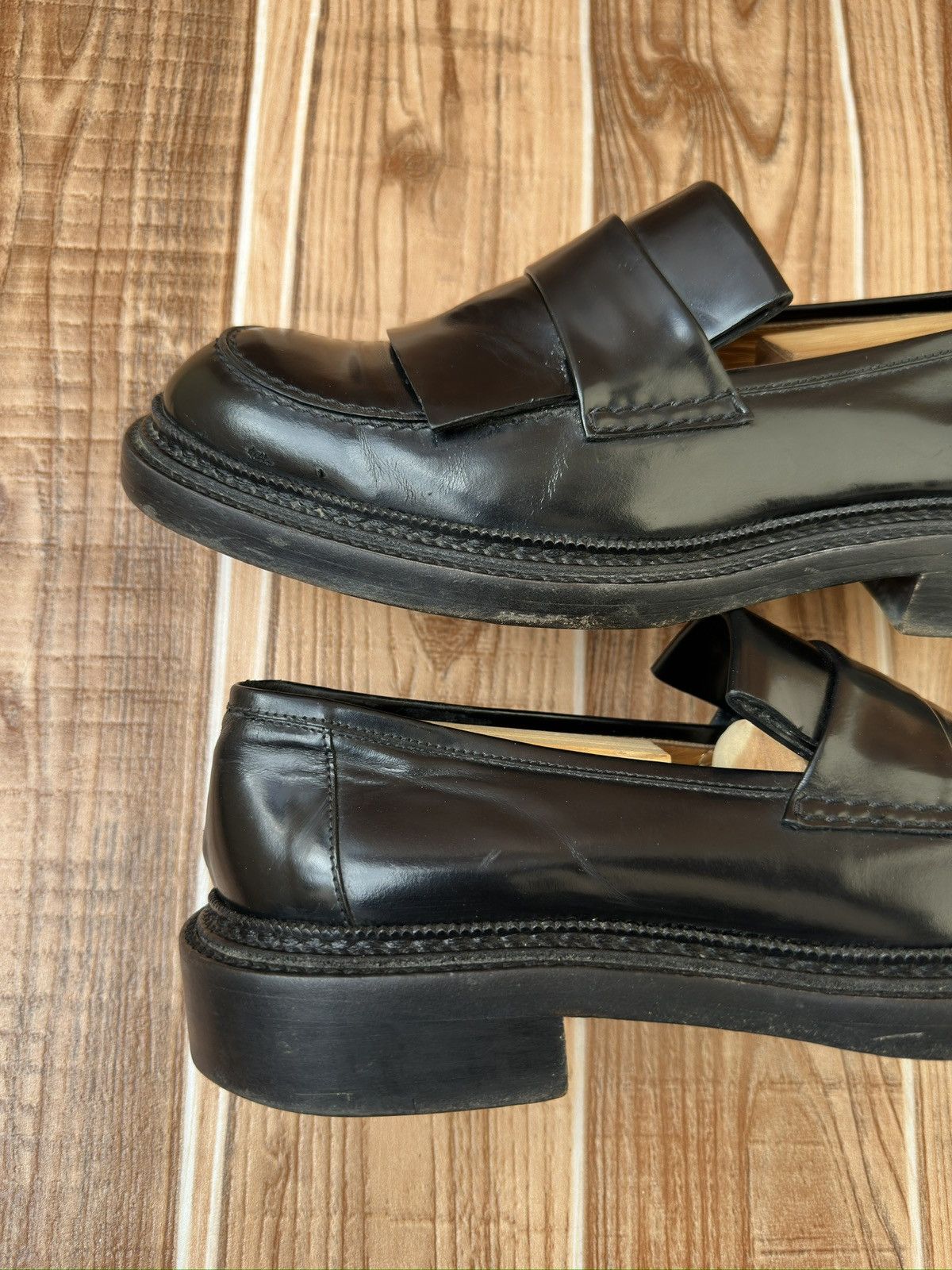 Jil Sander Jil Sander Black Derby Loafer Size US 7 / EU 40 - 10 Thumbnail