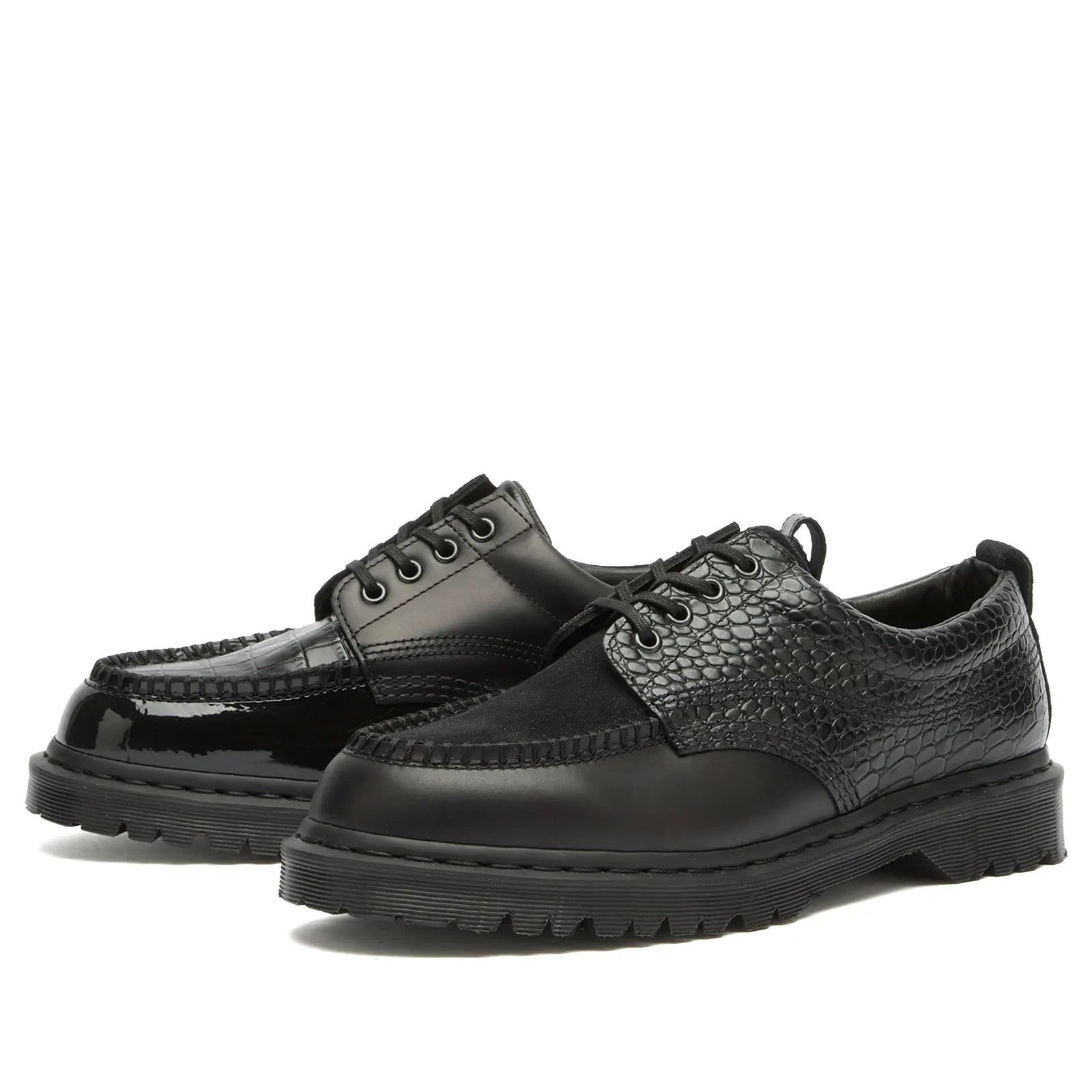 Dr. Martens Dr Martens x Beams Lowell Crazy Pattern Suede Leather Shoe Size US 10 / EU 43 - 2 Thumbnail