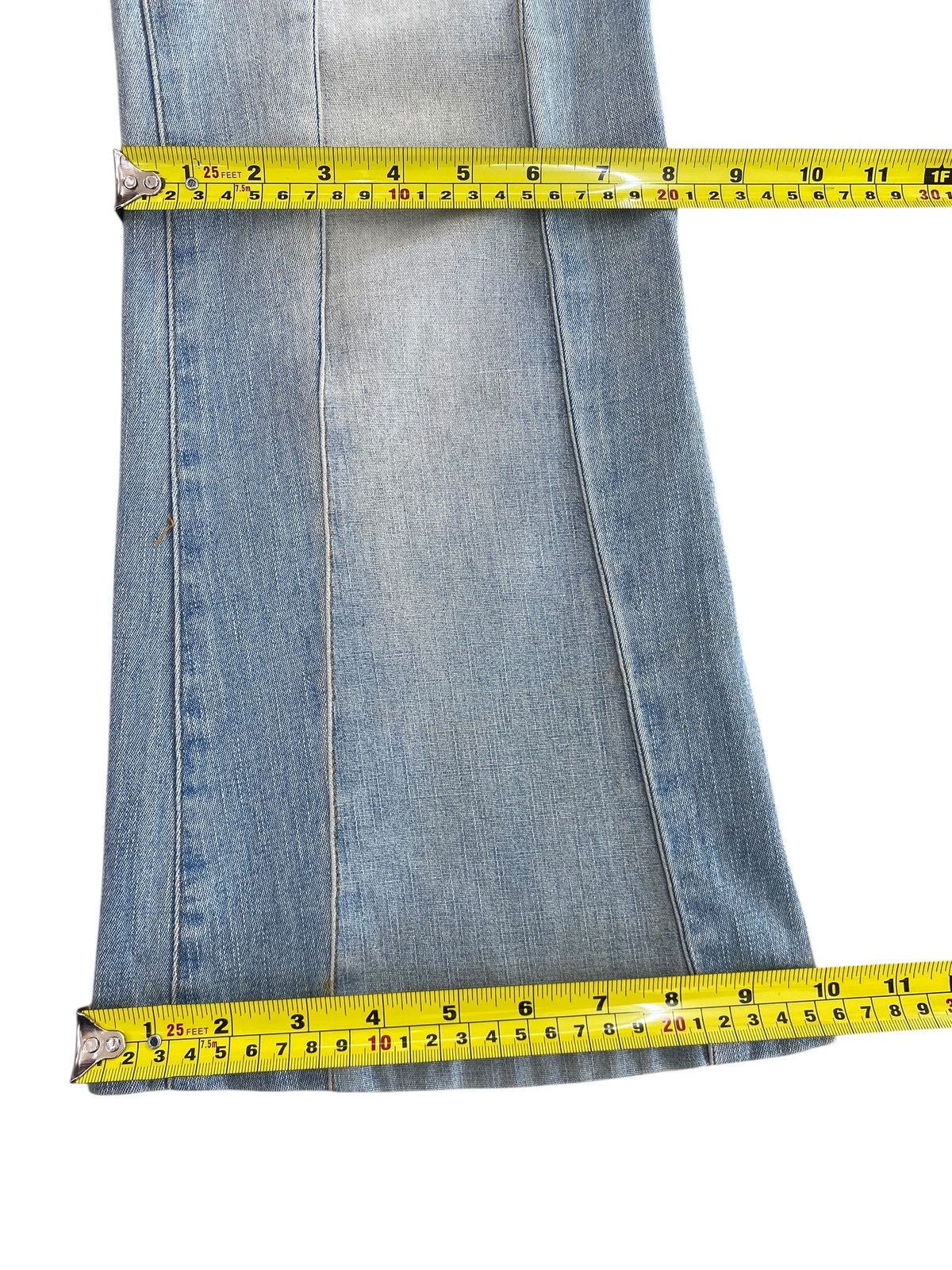 Japanese Brand Japanese Brand Light Wash Arrow Line Style Flare Jeans Size US 30 / EU 46 - 8 Thumbnail