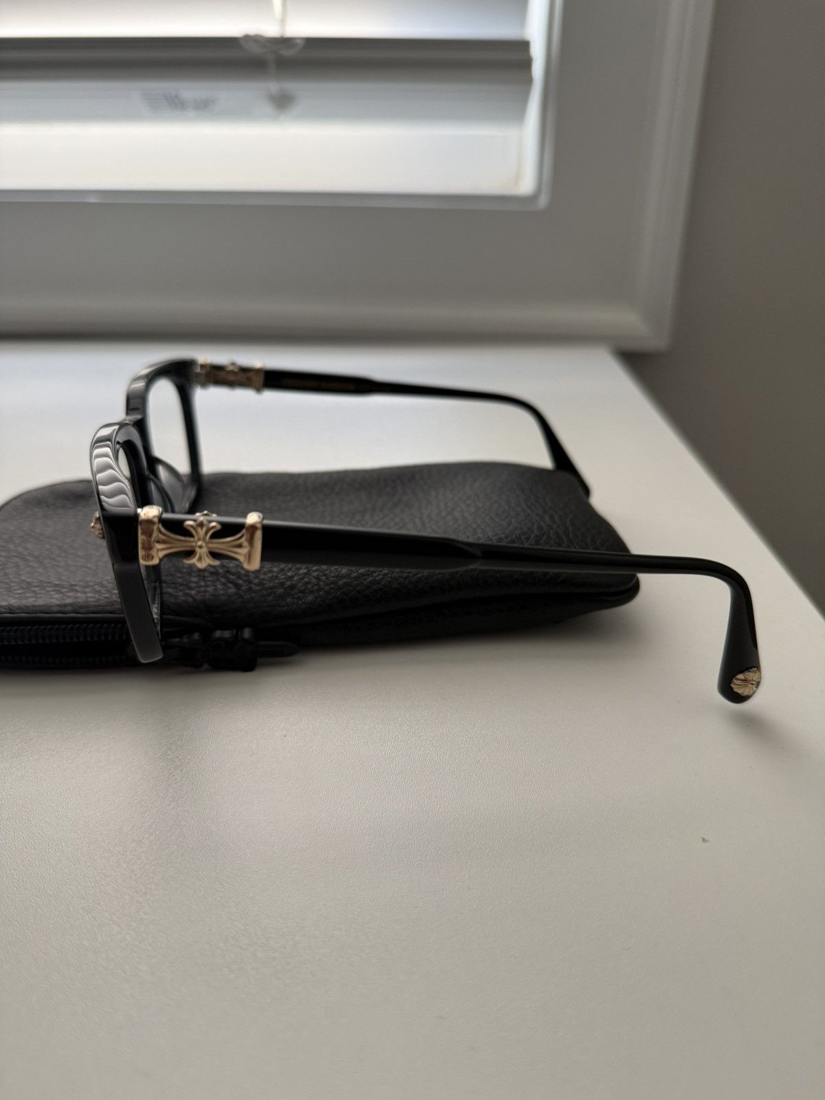 Chrome Hearts CHROME HEARTS COX UCKER BLACK / 18K GOLD PLATED Size ONE SIZE - 4 Thumbnail