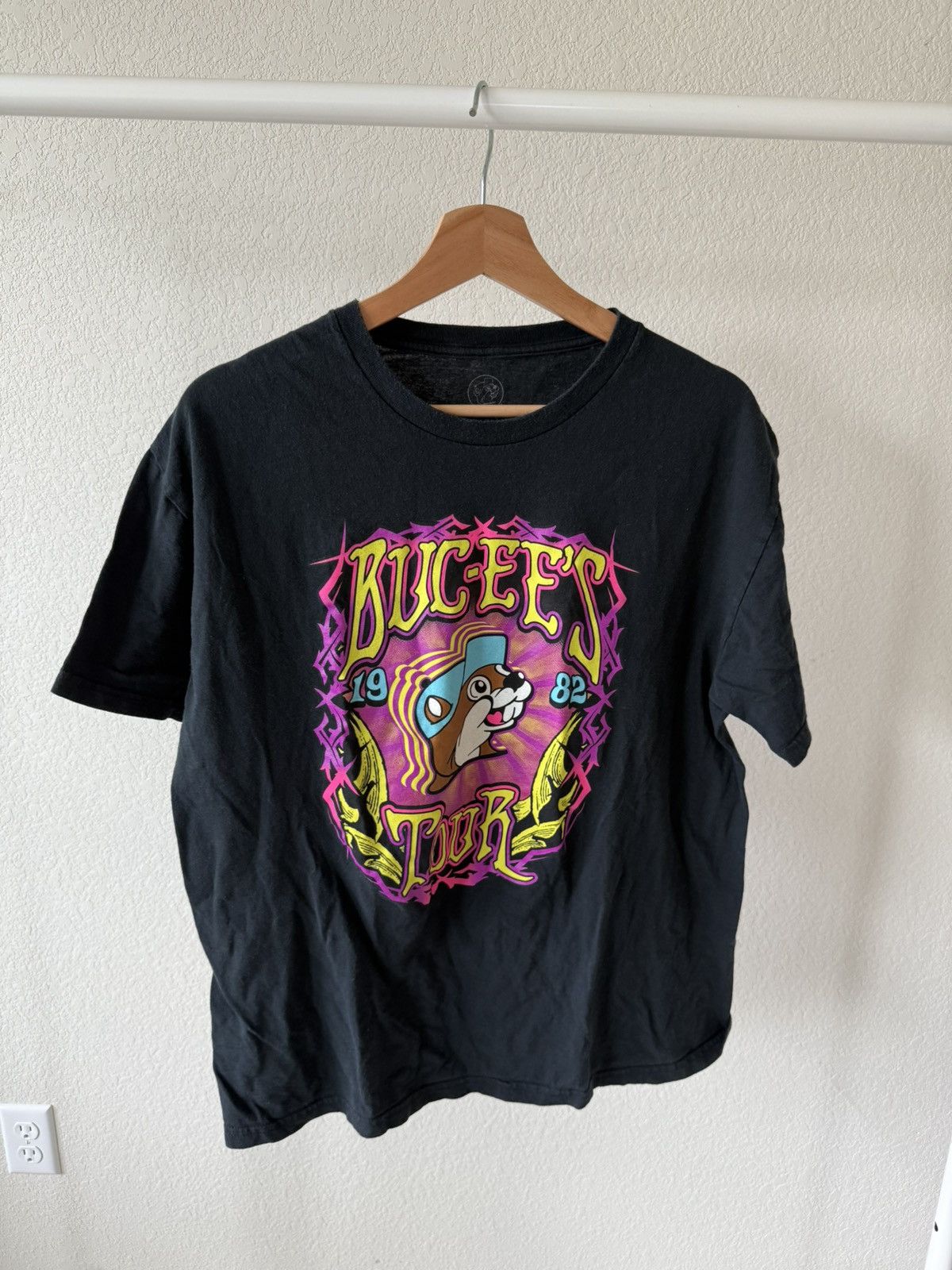 Other Bucees 1982 Tour Vintage T-Shirt Black Size US L / EU 52-54 / 3 - 1 Thumbnail