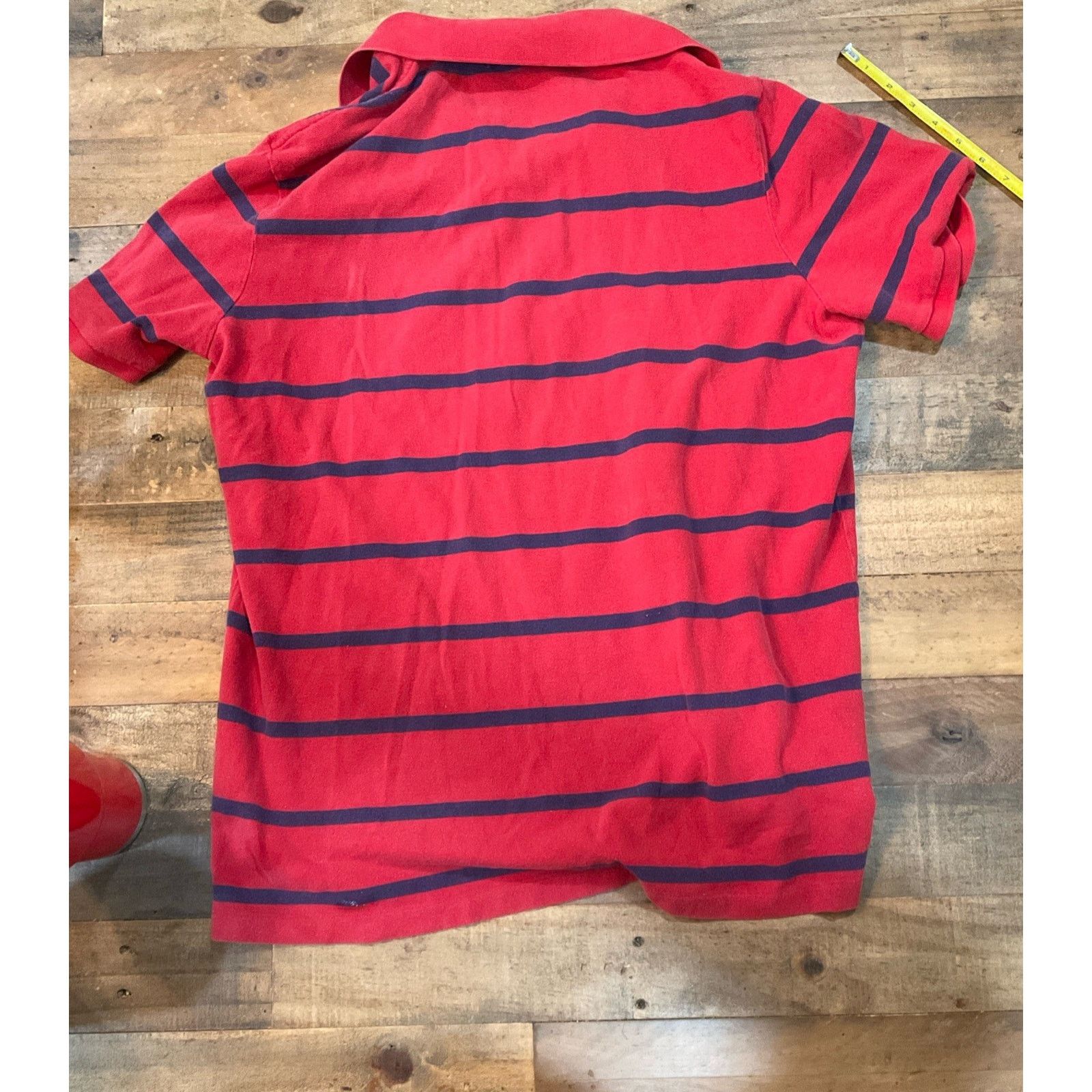 Ralph Lauren Polo Ralph Lauren Men’s XL Red Navy Stripe Classic Fit Size US XL / EU 56 / 4 - 10 Thumbnail