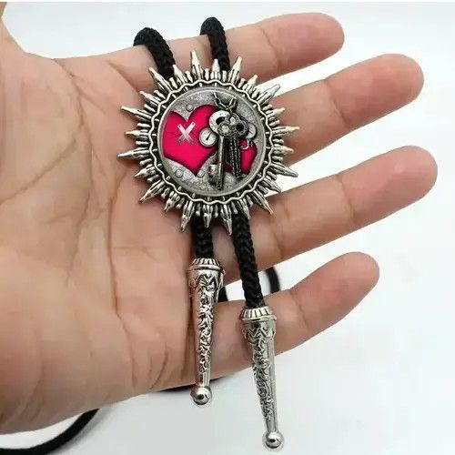 Cowboy Equipment Mechanical Clock Bolo Tie Bolo Tie Size ONE SIZE - 2 Thumbnail