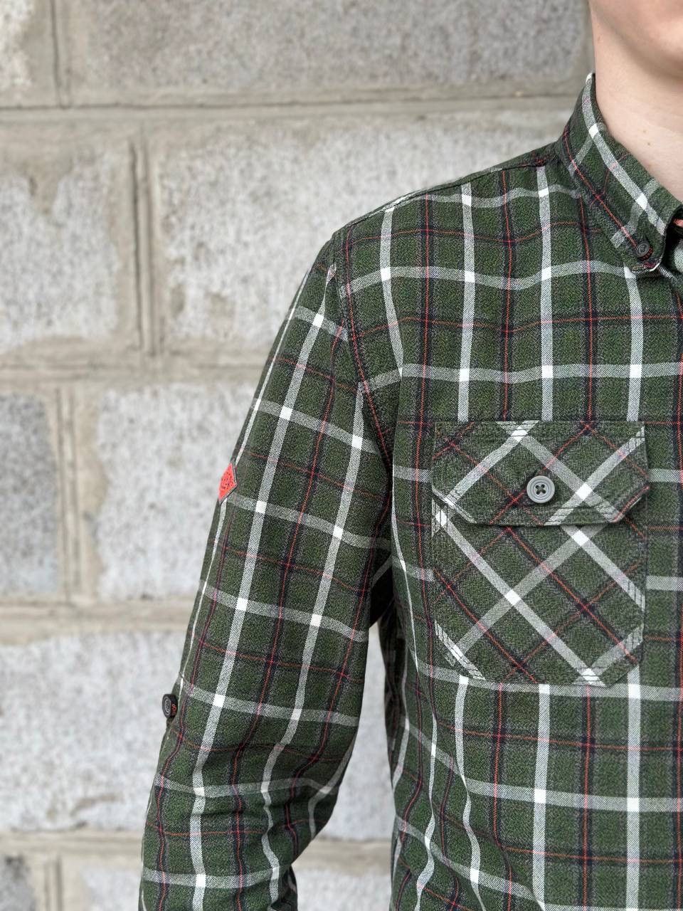 Flannel VTG Japan Style Checked Shirt Superdry Size M Man Green 00s Size US M / EU 48-50 / 2 - 7 Thumbnail