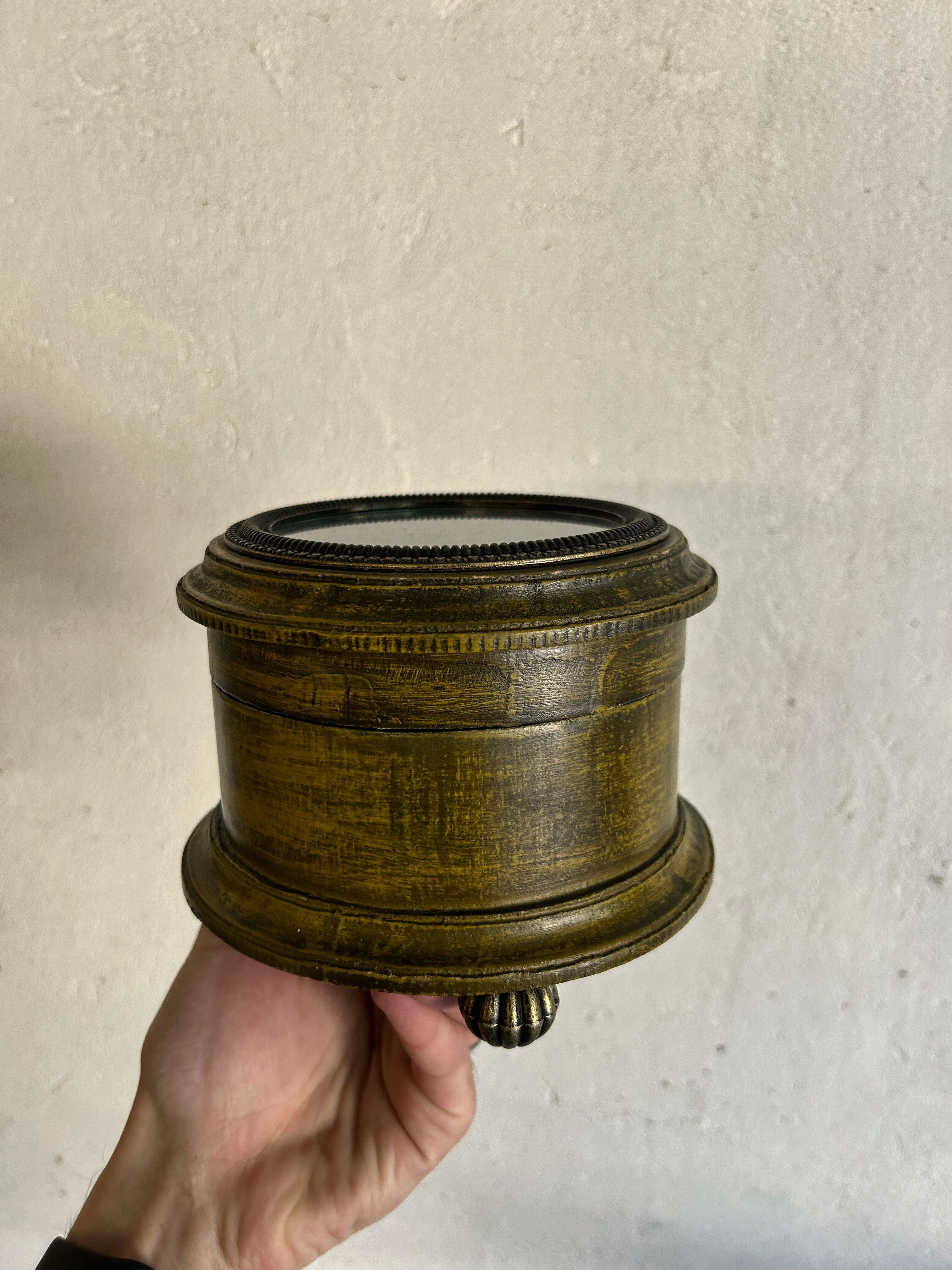 Vintage UK Hand Made Avant Garde Watch Box 90s