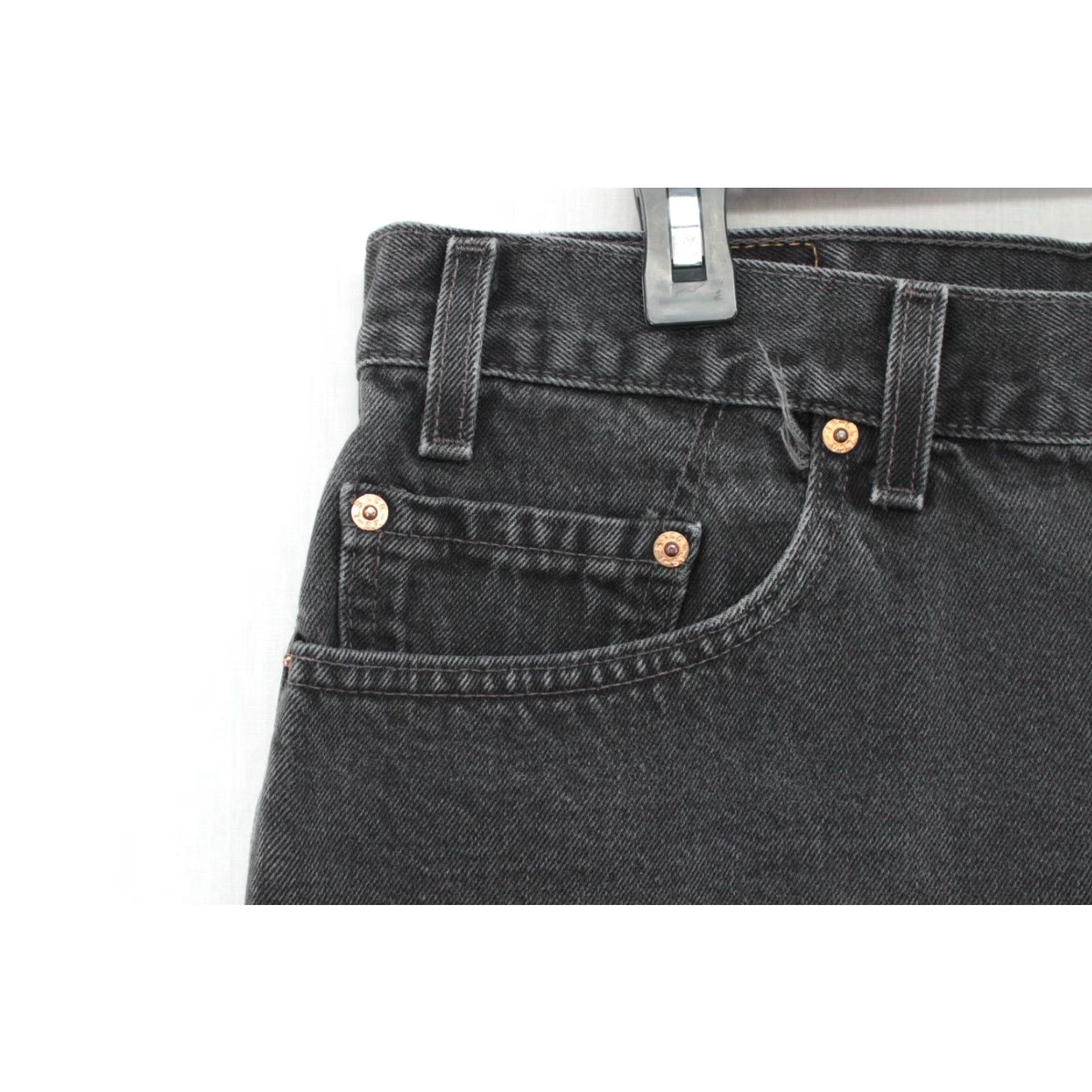 Levi's VINTAGE Levi’s 505 Jeans Men Black Made in USA 1990s Straight Levi’s 505 38x32 Jeans Mens Black 90s USA Cowboy Size US 38 / EU 54 - 4 Thumbnail