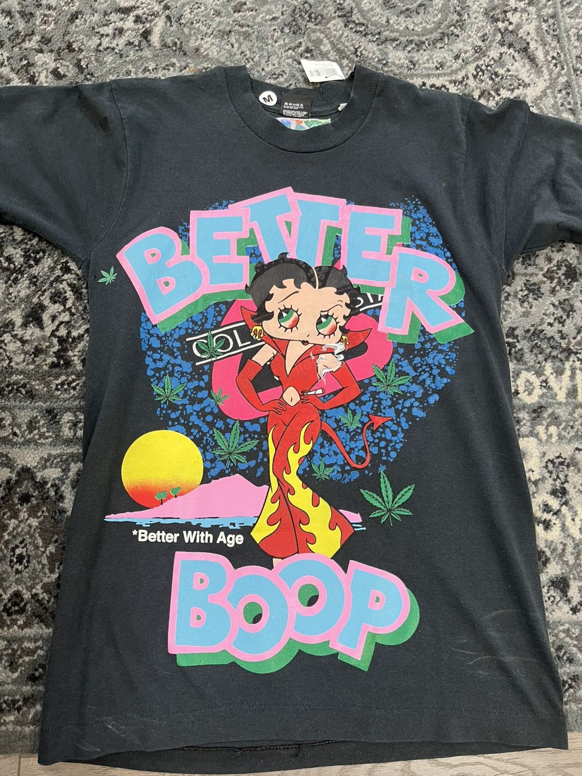 Better With Age better with age Betty Boop T - Shirt Black Medium New Size US M / EU 48-50 / 2 - 1 Thumbnail