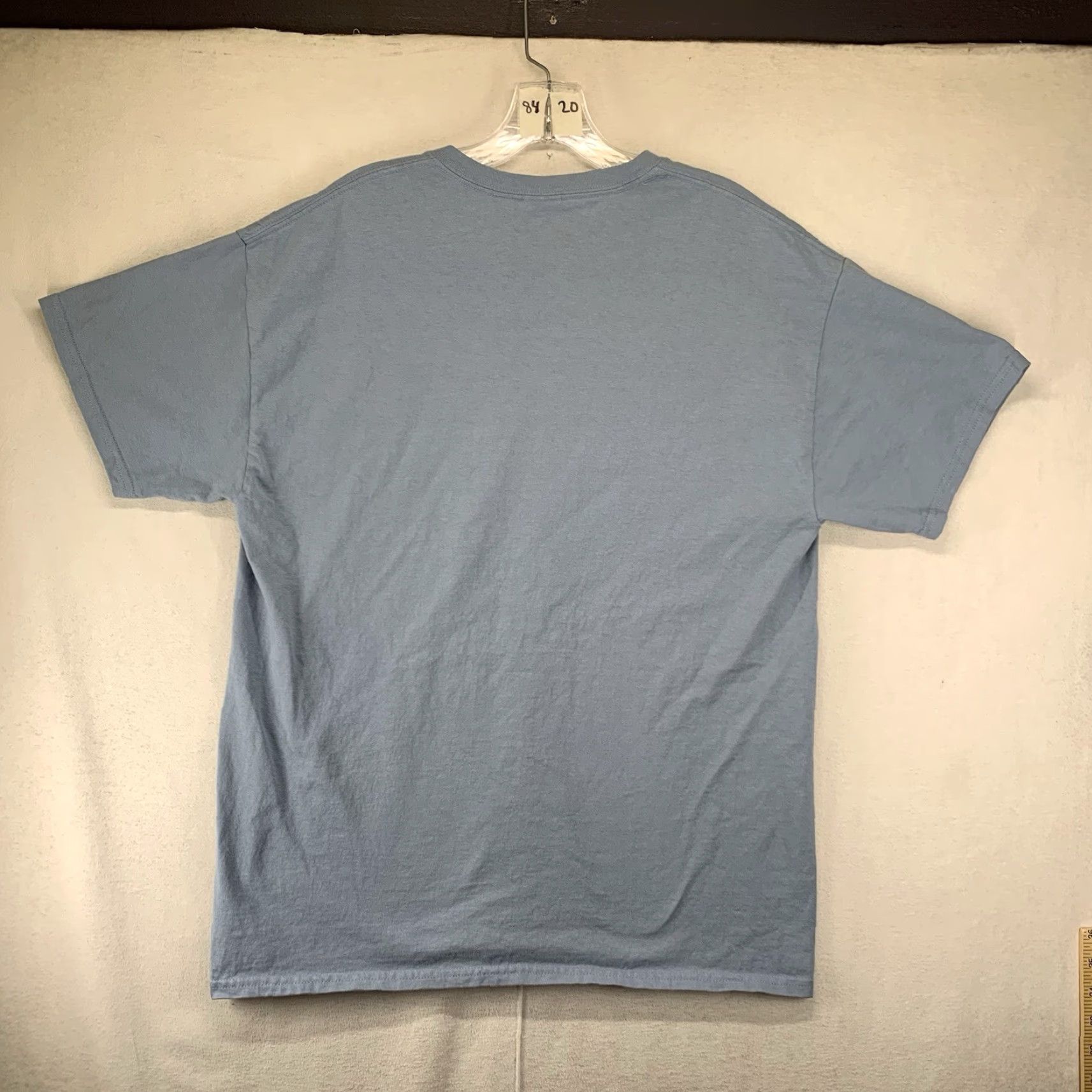 Gildan VINTAGE Gildan Funny Quote Shirt Mens Large Blue Squirrel Graphic Tee 90s Y2K Size US L / EU 52-54 / 3 - 3 Thumbnail
