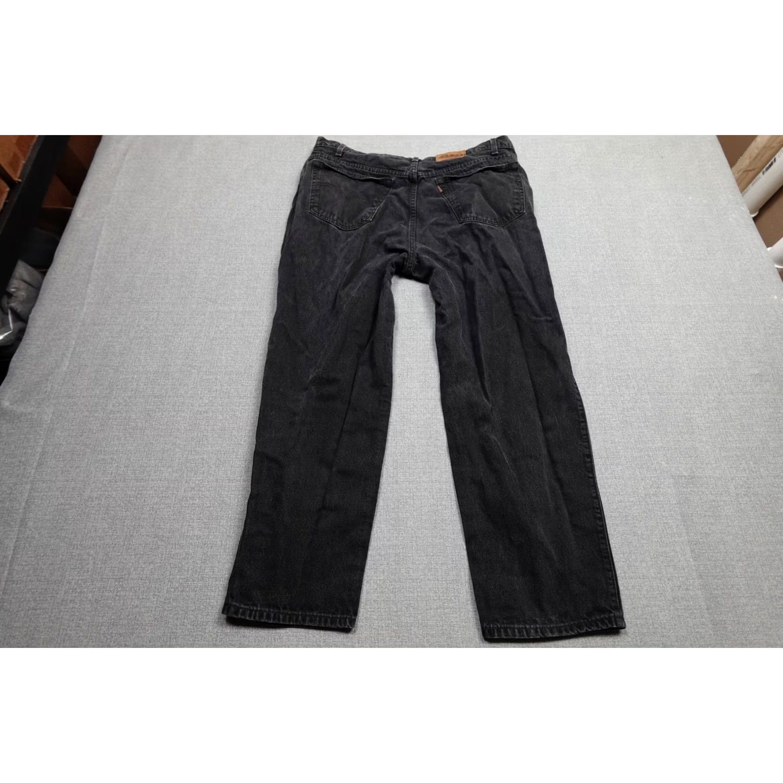 Levi's VINTAGE Levi's 545 Jeans Mens 38x30 Black Loose Fit Straight Leg Denim Pants Jeans Mens 38 30 Denims 545 Loose 90s Theme Classic Zipper YKK Patch Size US 38 / EU 54 - 6 Thumbnail