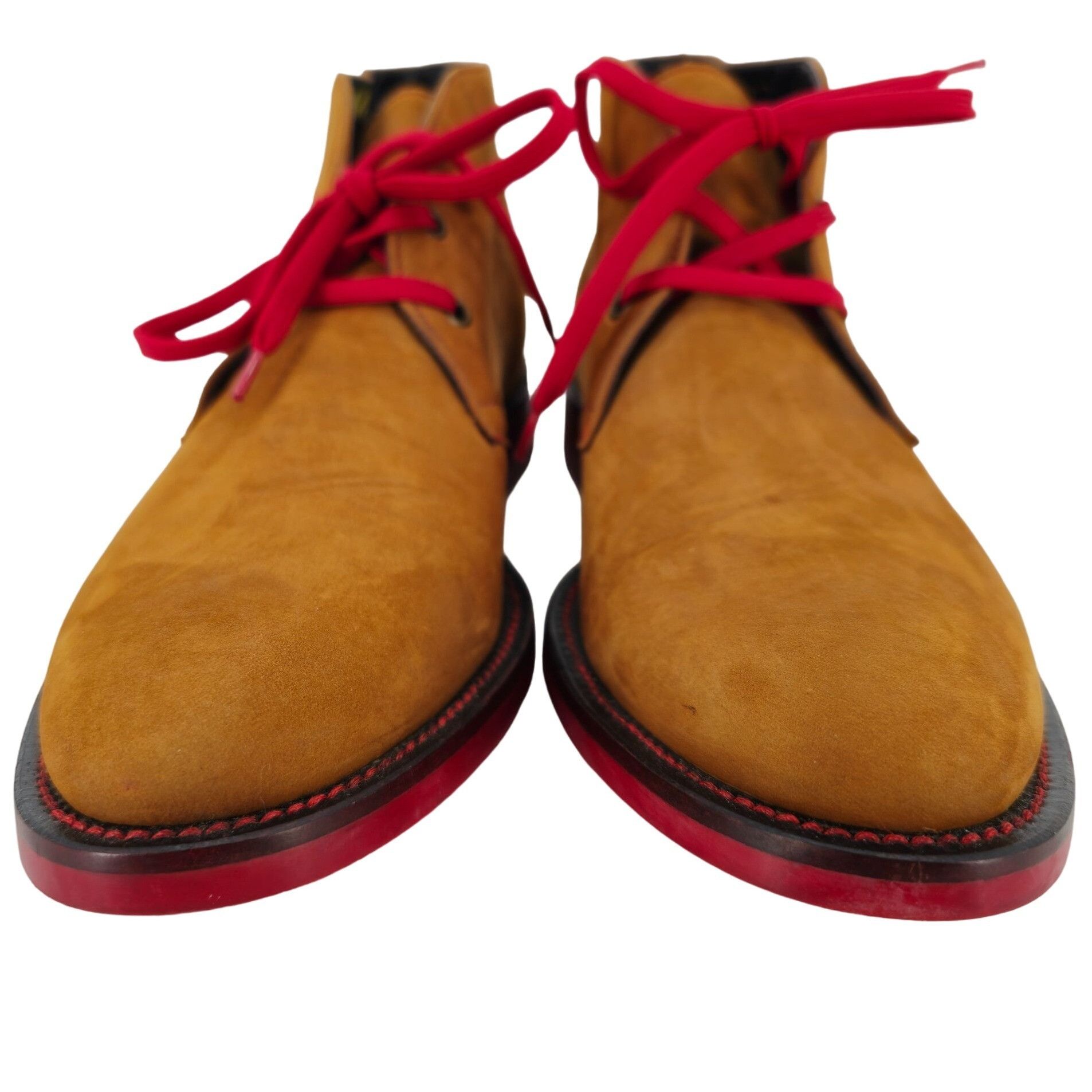 Donald Pliner Donald J. Pliner Italy Brown Suede Chukka Boots Men size 8.5 Size US 8.5 / EU 41-42 - 9 Thumbnail