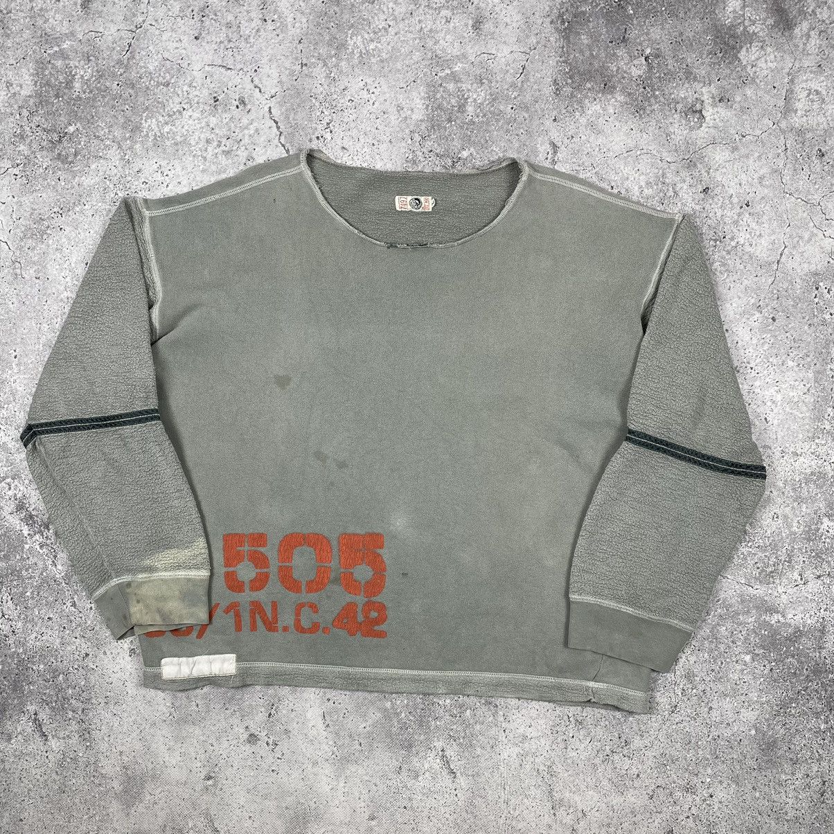 Diesel Vintage Diesel Avant Garde Distressed Sweatshirt Size US L / EU 52-54 / 3 - 1 Thumbnail