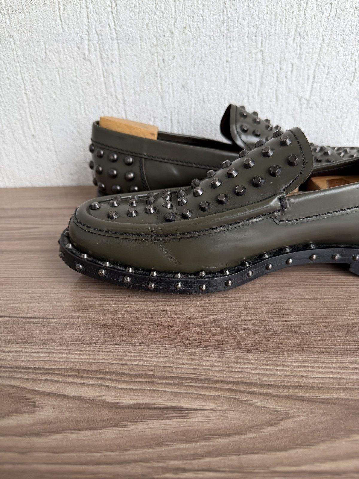 Prada 🔋❗️ Archival 🕷️Studded loafers Size US 10 / EU 43 - 12 Thumbnail