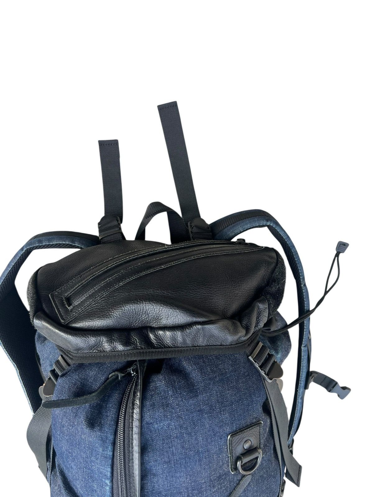 Leather DECADE Japan Distressed Backpack Leather Cotton Size ONE SIZE - 10 Thumbnail