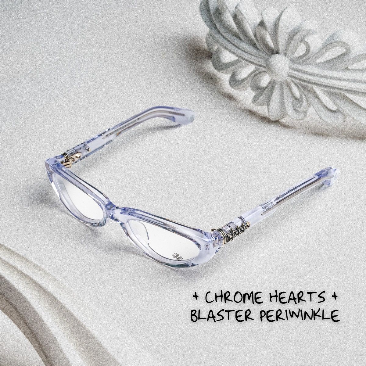 Chrome Hearts CHROME HEARTS BLASTER PERIWINKLE GLASSES Size ONE SIZE - 1 Thumbnail
