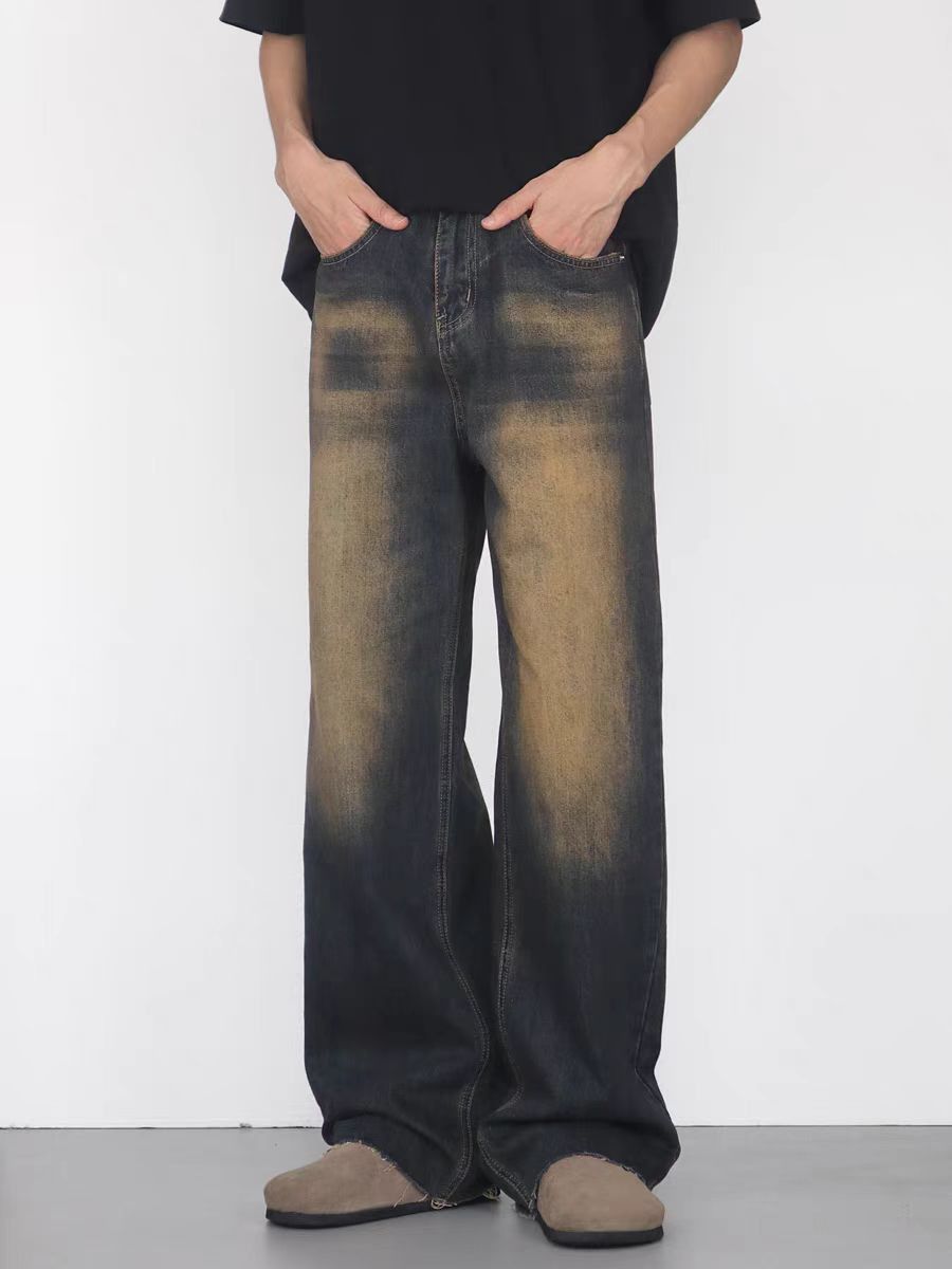 Designer × Jean Washed vintage street hip hop baggy jeans Size US 32 / EU 48 - 4 Thumbnail