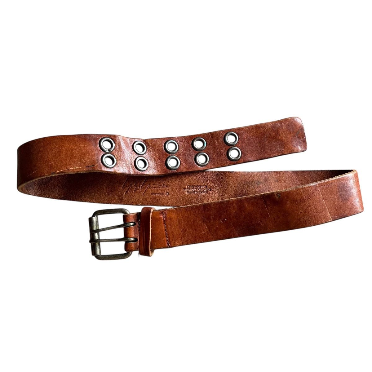 Yohji Yamamoto Yohji Yamamoto Pour Homme Leather Belt Size 30 - 1 Thumbnail