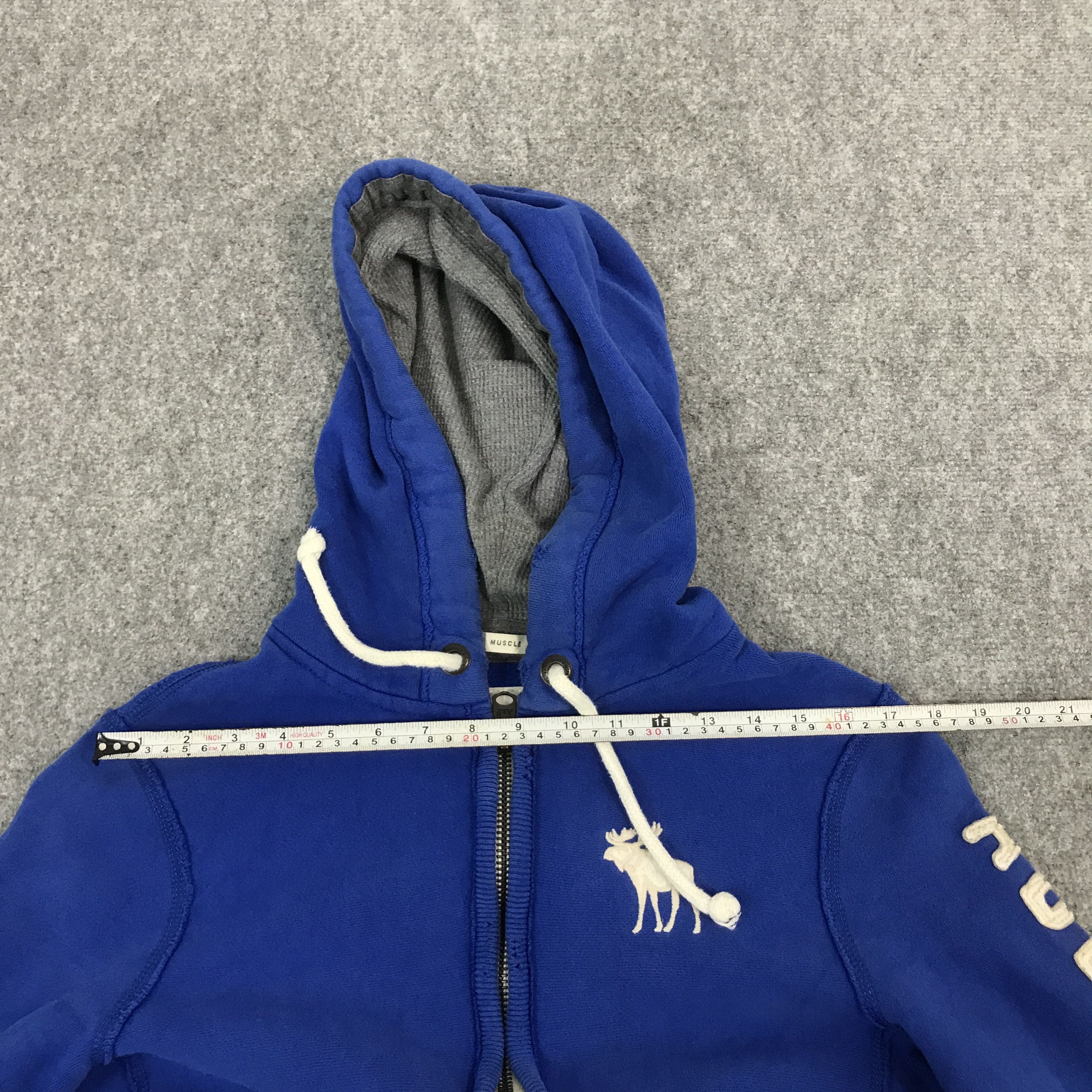 Abercrombie & Fitch × Japanese Brand ABERCROMBIE & FITCH DISTRESSED DESIGN JACKET HOODIES Size US S / EU 44-46 / 1 - 9 Thumbnail