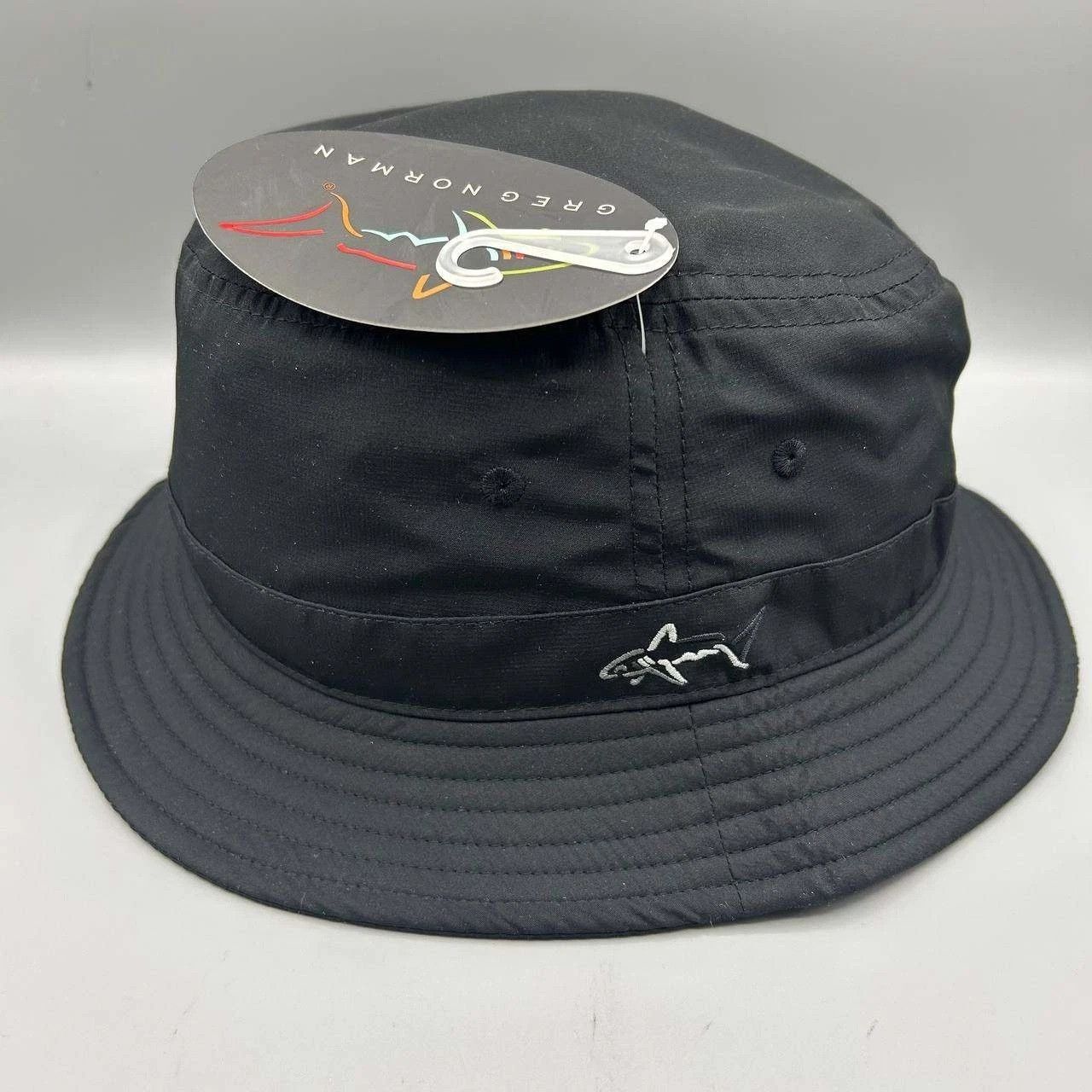 Greg Norman Greg Norman Golf Hat Men Black Embroidered Bucket Cap New Size ONE SIZE - 2 Thumbnail
