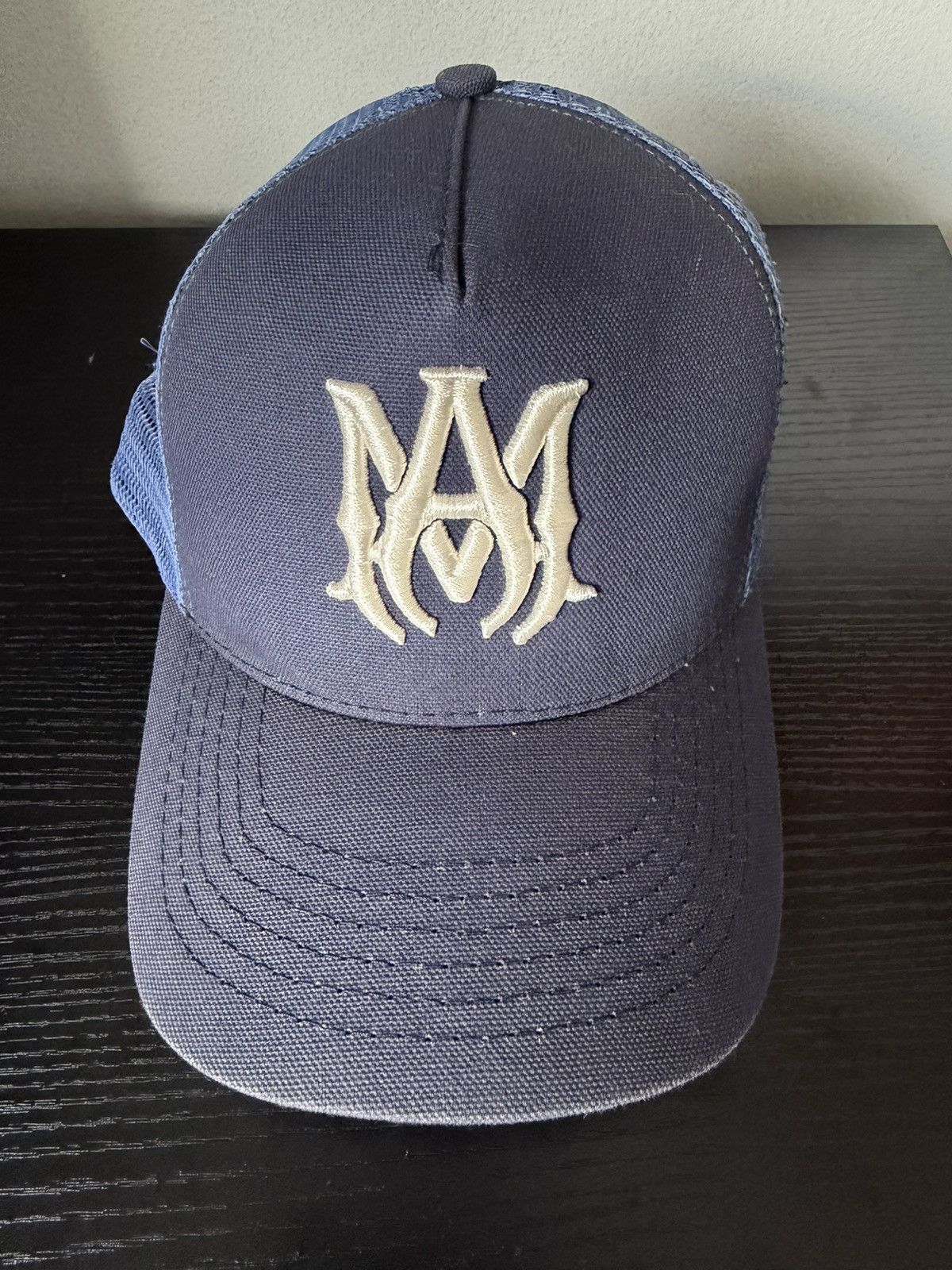 Amiri Amiri MA Logo Trucker Hat Size ONE SIZE - 1 Thumbnail