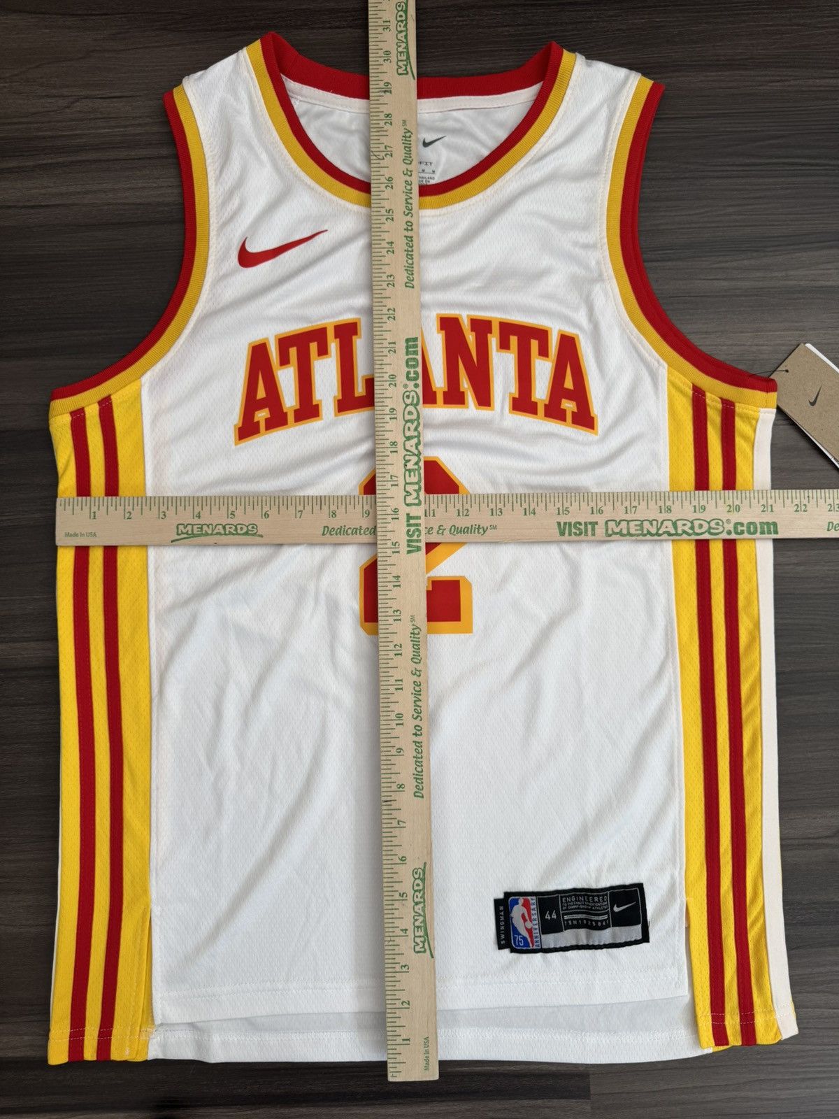 Nike Atlanta Hawks Sharife Cooper #2 NBA Swingman Jersey NWT Size US M / EU 48-50 / 2 - 6 Thumbnail