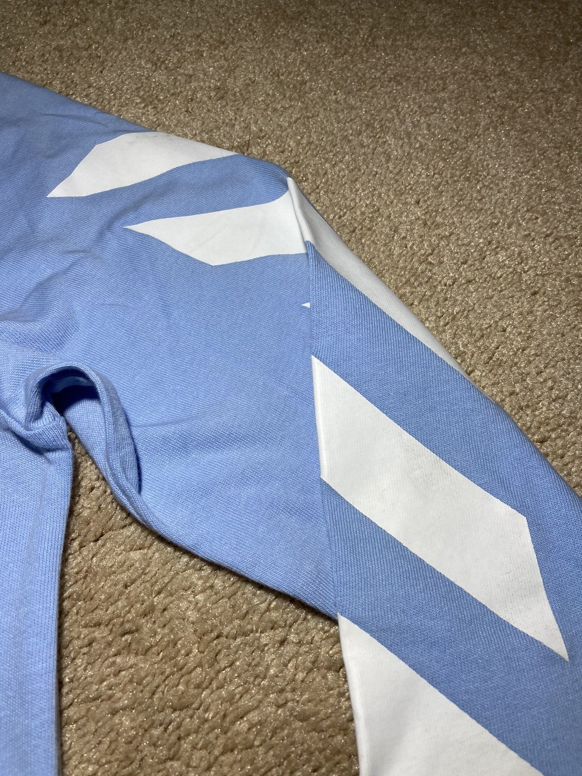 Off-White FW14 Off-White Virgil Abloh 13 Diagonal Stripe Blue 2014 OW Size US S / EU 44-46 / 1 - 8 Thumbnail