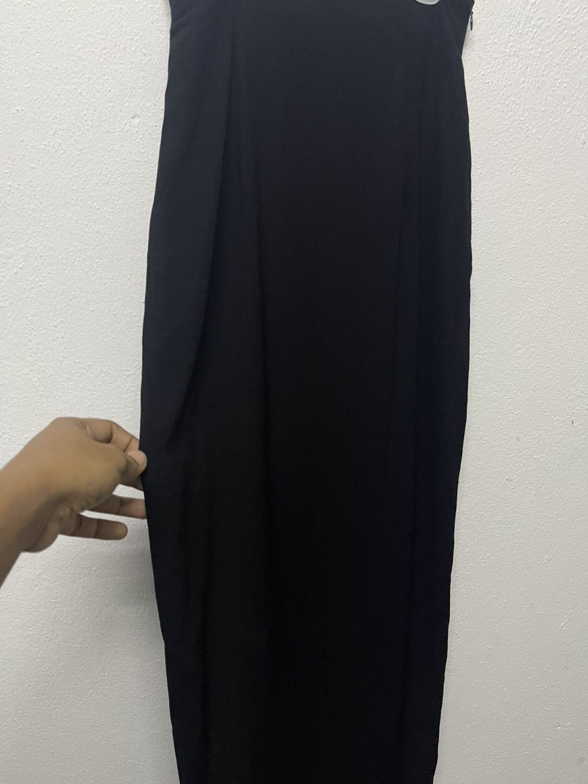 Moschino 90s MOSCHINO WOOL MAXI SKIRT RARE SLIMFIT Size 23" - 5 Thumbnail
