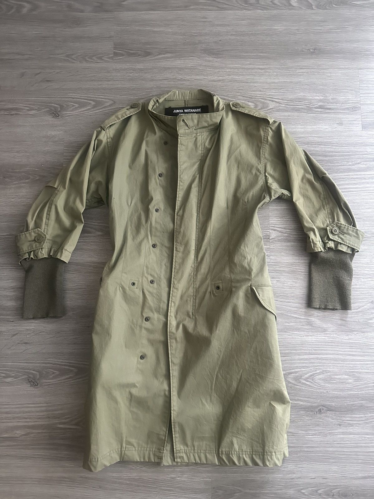 Junya Watanabe Junya Watanabe Comme Des Garcons AD2010 Layered Hooded Coat Size US M / EU 48-50 / 2 - 1 Thumbnail