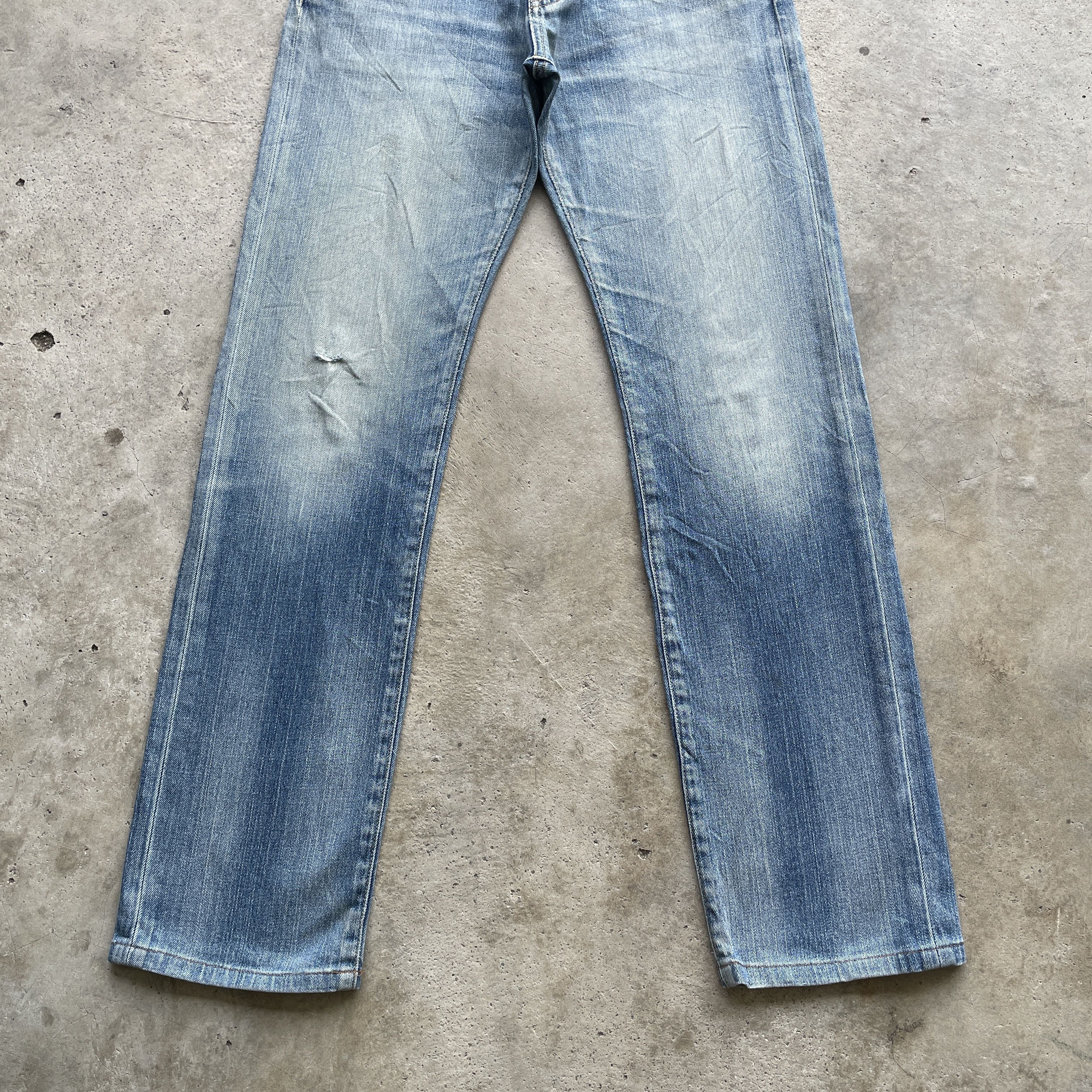Japanese Brand VINTAGE JAPANESE JEANS FADED PANTS DENIM W32x31.5 Size US 32 / EU 48 - 4 Thumbnail
