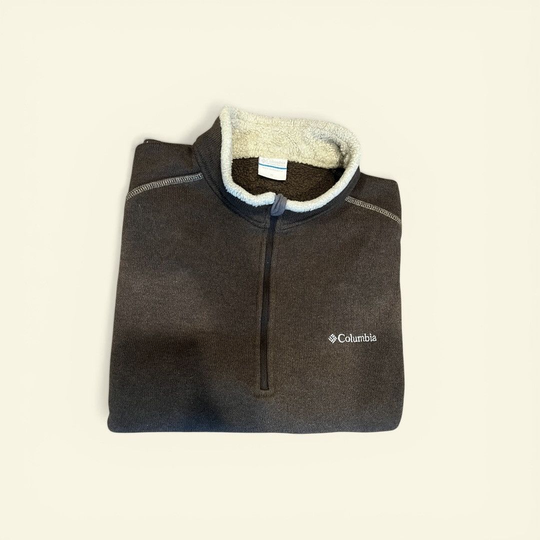 Columbia Columbia Lined Brown Quarter-Zip Size US XL / EU 56 / 4 - 1 Thumbnail